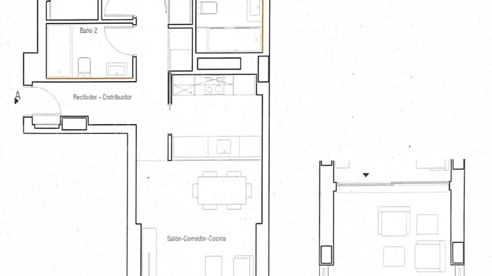 Apartamento de 2 dormitorios en venta en Villamartin