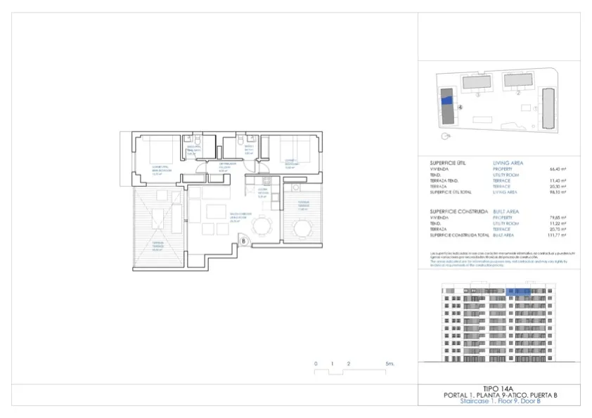 Punta Prima, apartamento de 3 dormitorios en venta