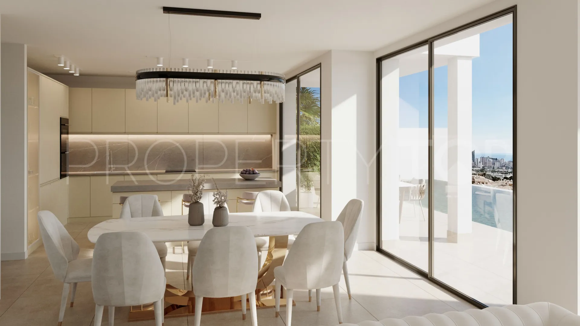 Villa en venta en Cala de Finestrat con 5 dormitorios
