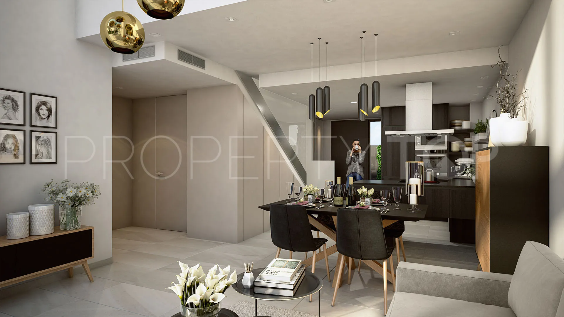 For sale town house with 3 bedrooms in Algorfa