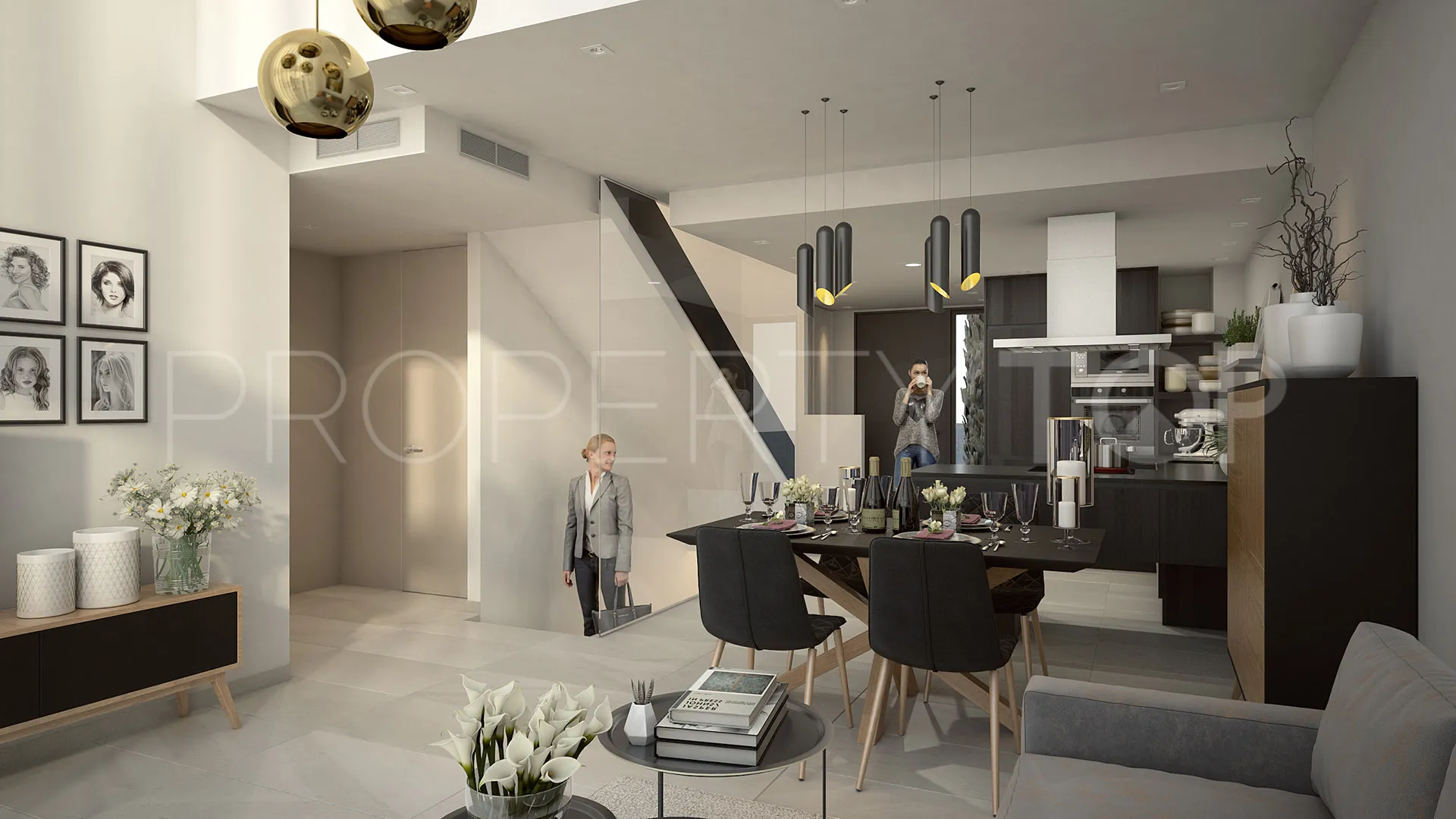 For sale town house with 3 bedrooms in Algorfa