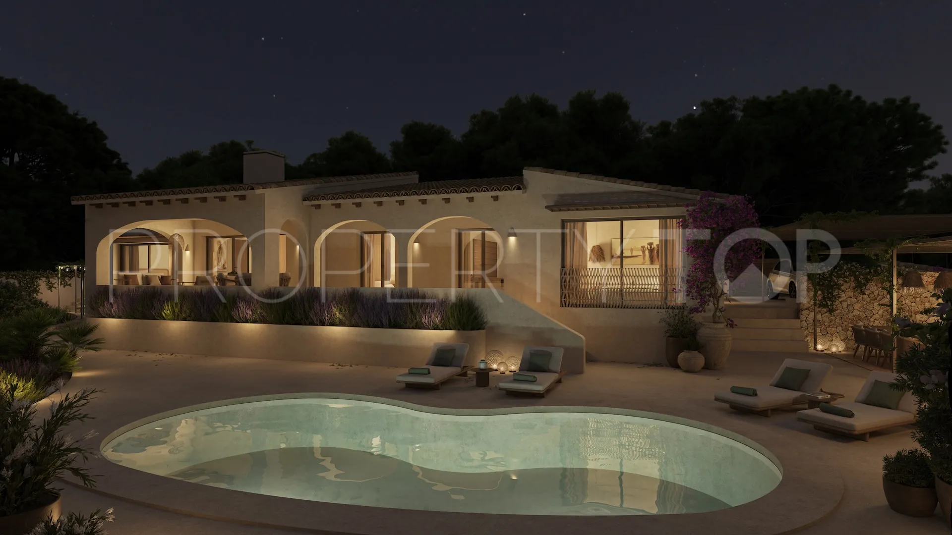Buy villa in Benissa Costa with 3 bedrooms