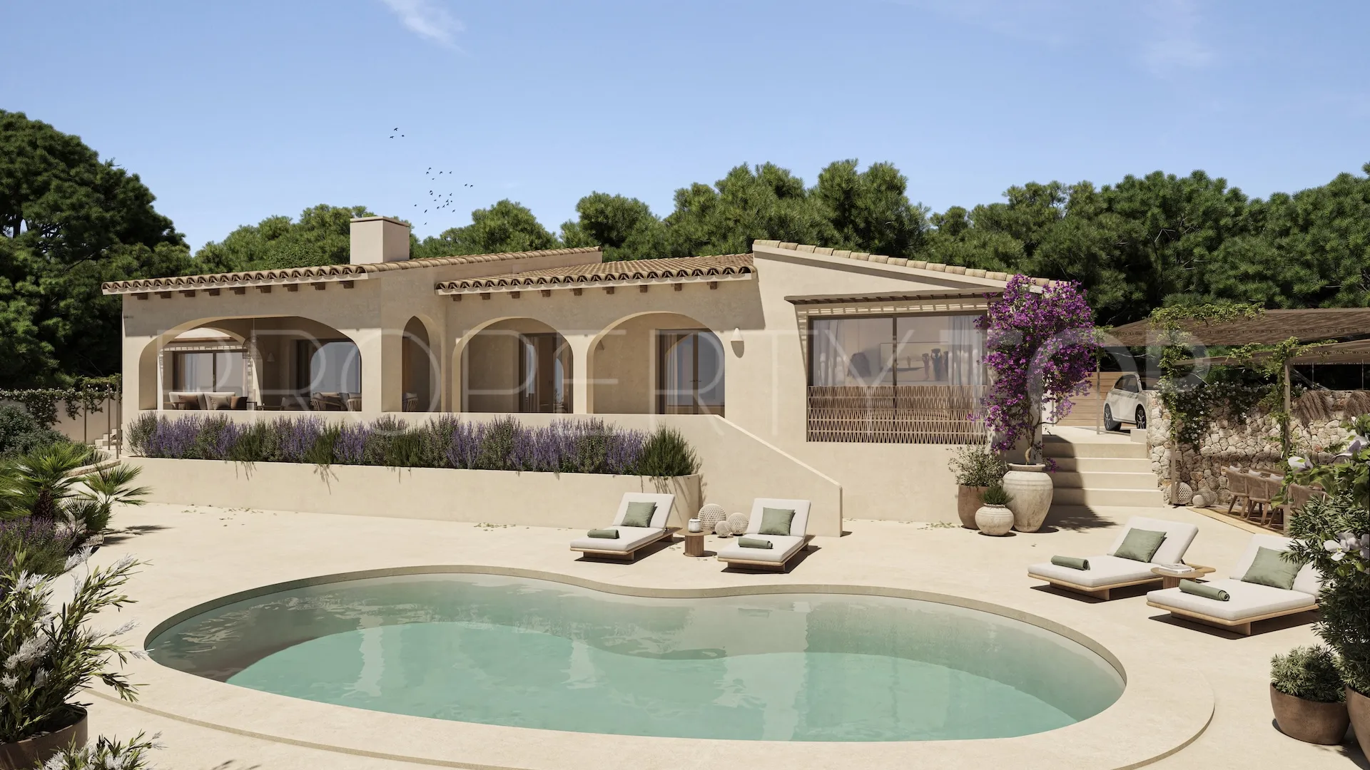 Buy villa in Benissa Costa with 3 bedrooms