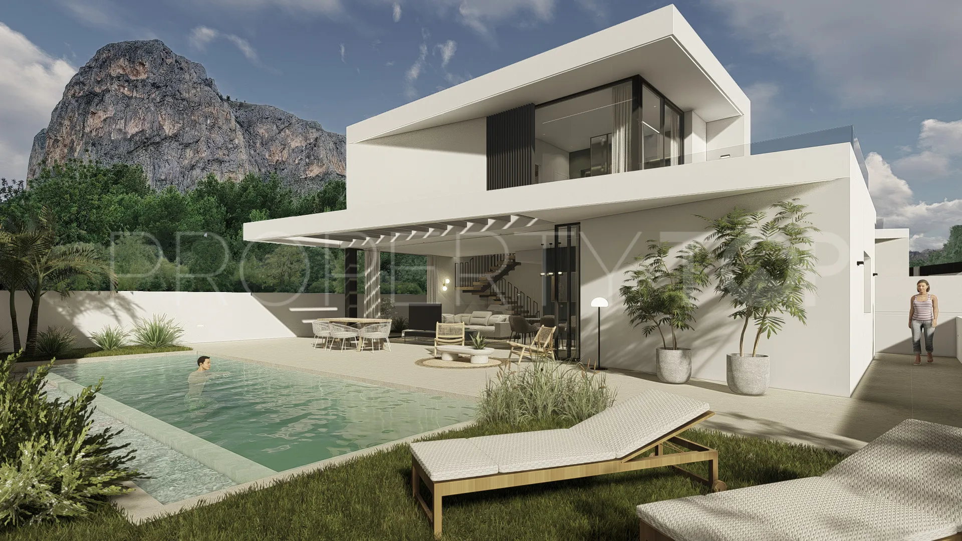 Polop, villa en venta