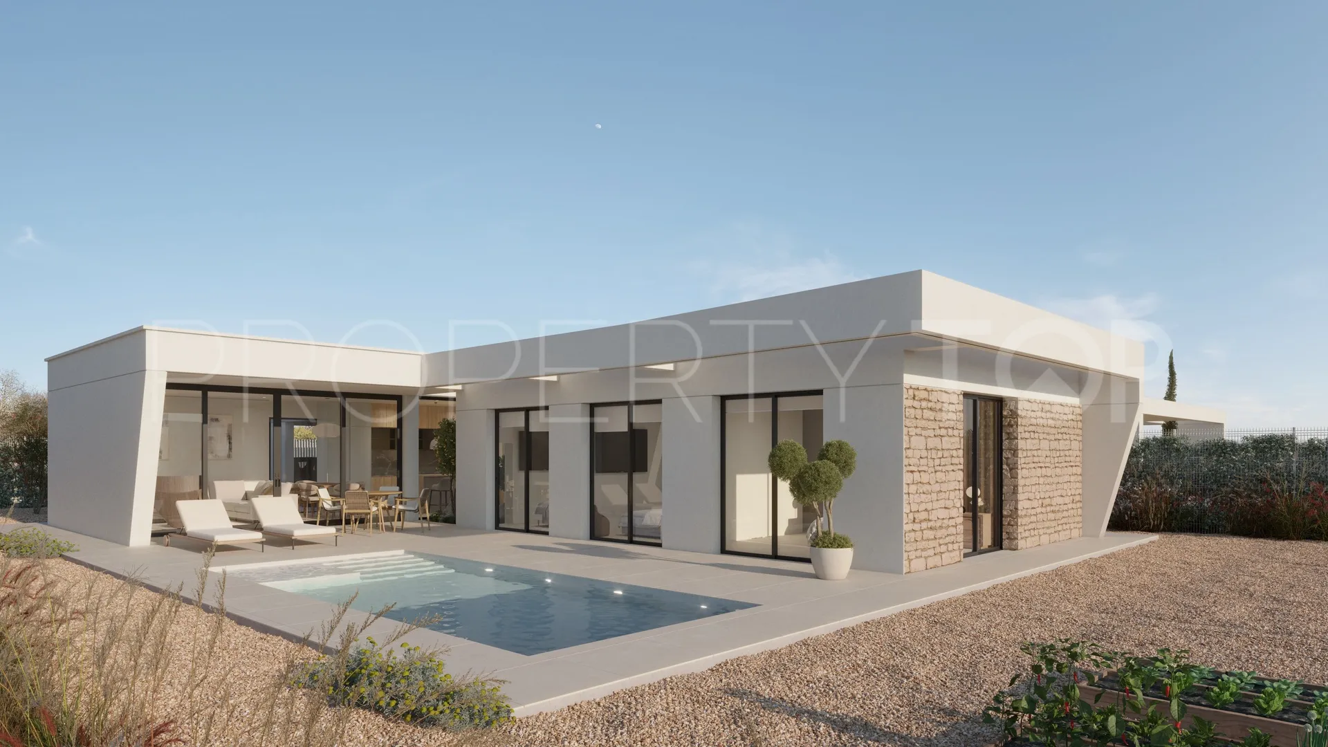 Comprar villa de 3 dormitorios en Fuente Álamo de Murcia