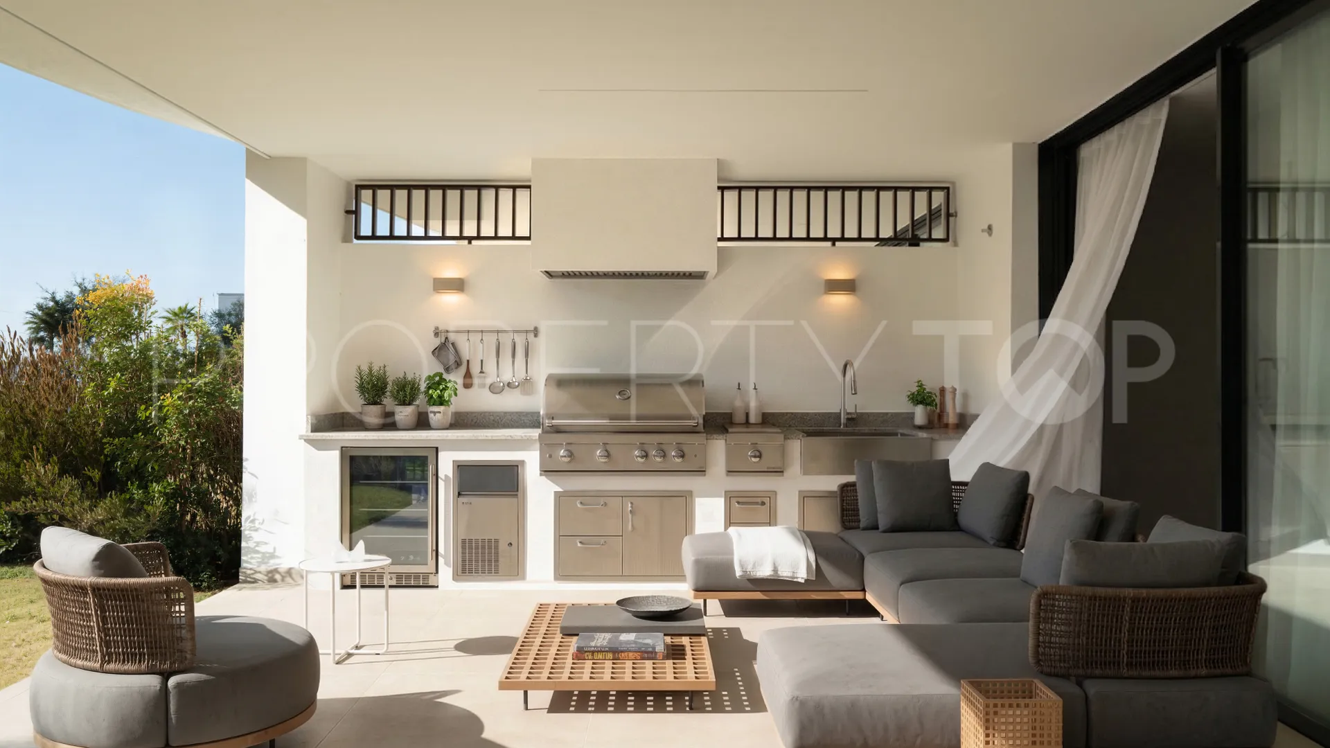 Comprar apartamento planta baja con 3 dormitorios en Cancelada