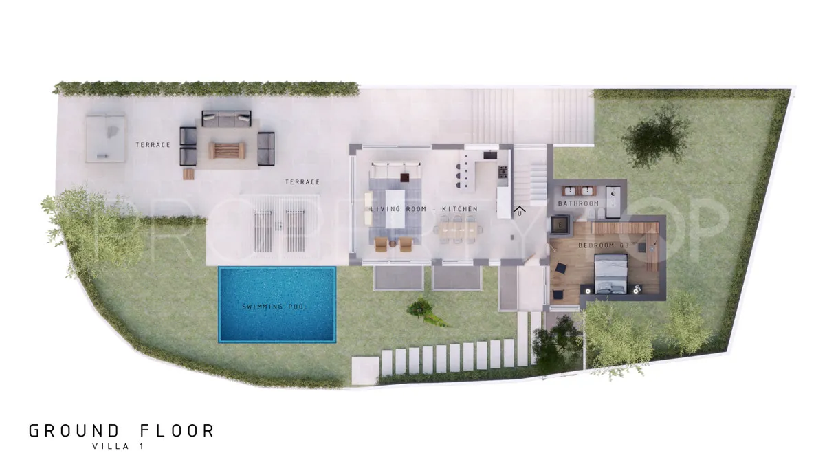 Villa en venta con 3 dormitorios en Mijas Costa