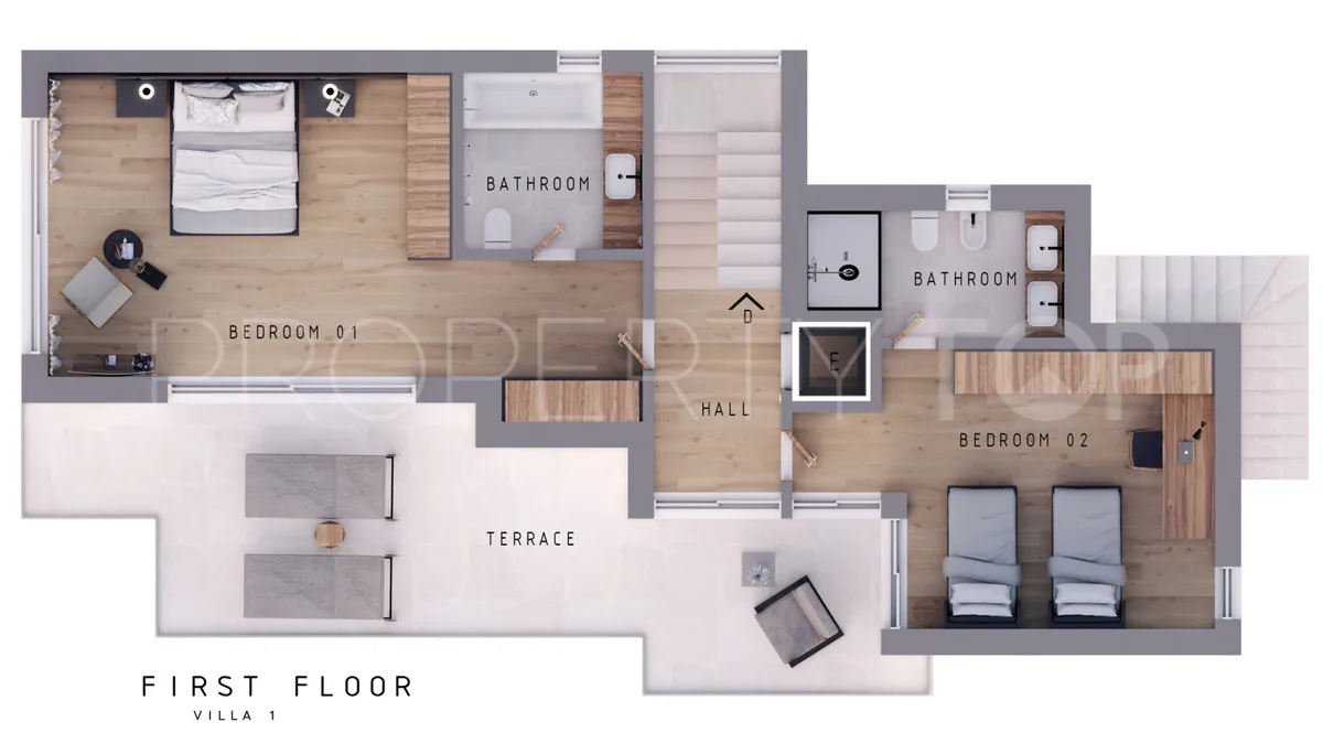 Villa en venta con 3 dormitorios en Mijas Costa