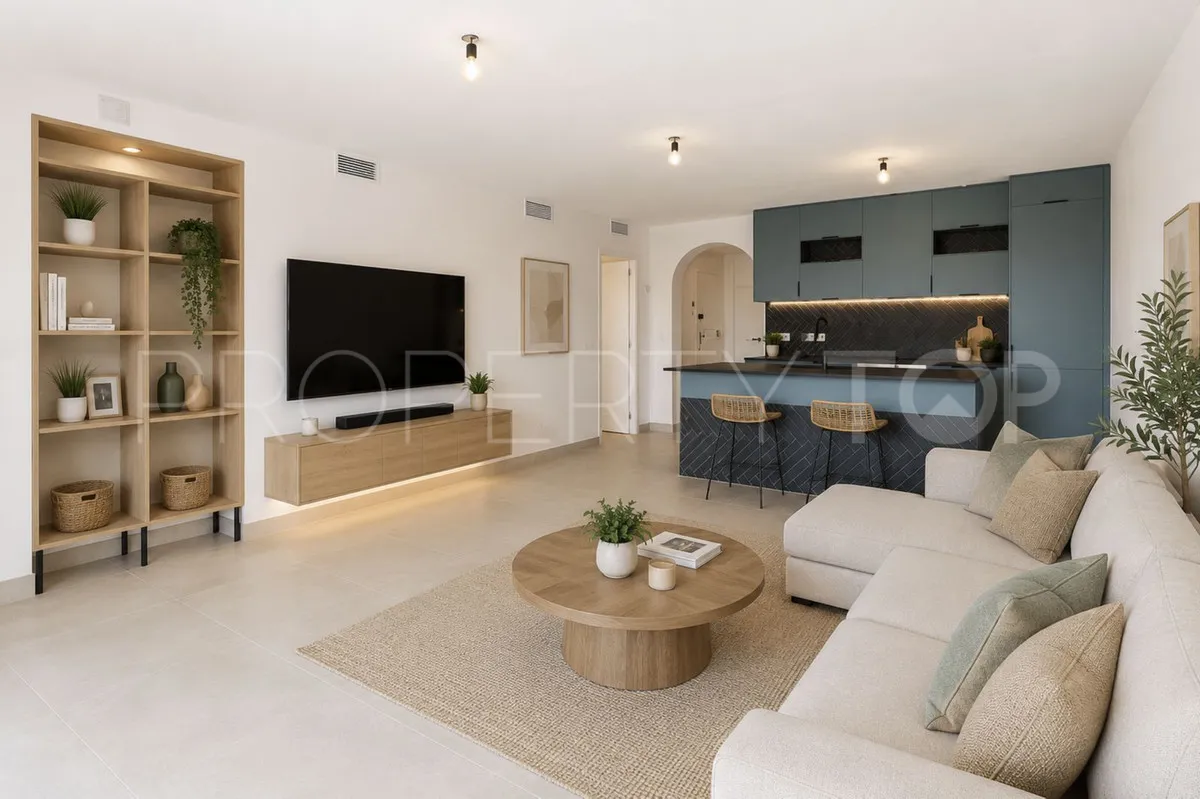 Nueva Andalucia, apartamento planta baja en venta de 3 dormitorios