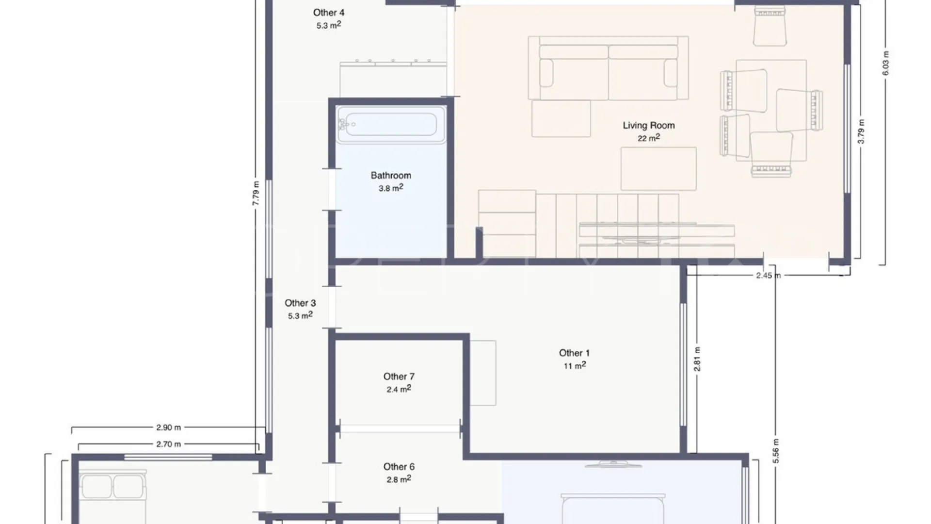 For sale Estepona penthouse with 3 bedrooms