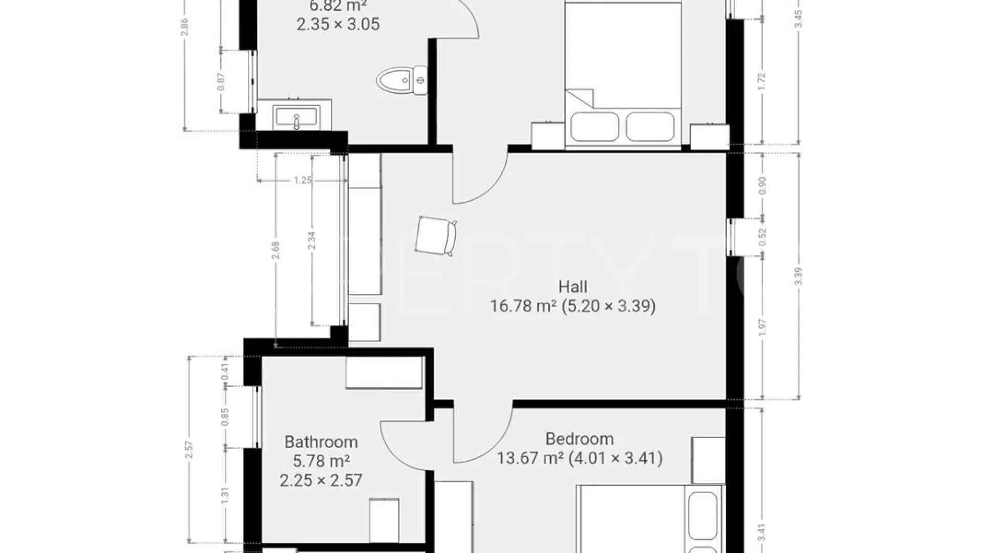 Se vende apartamento en San Roque de 3 dormitorios