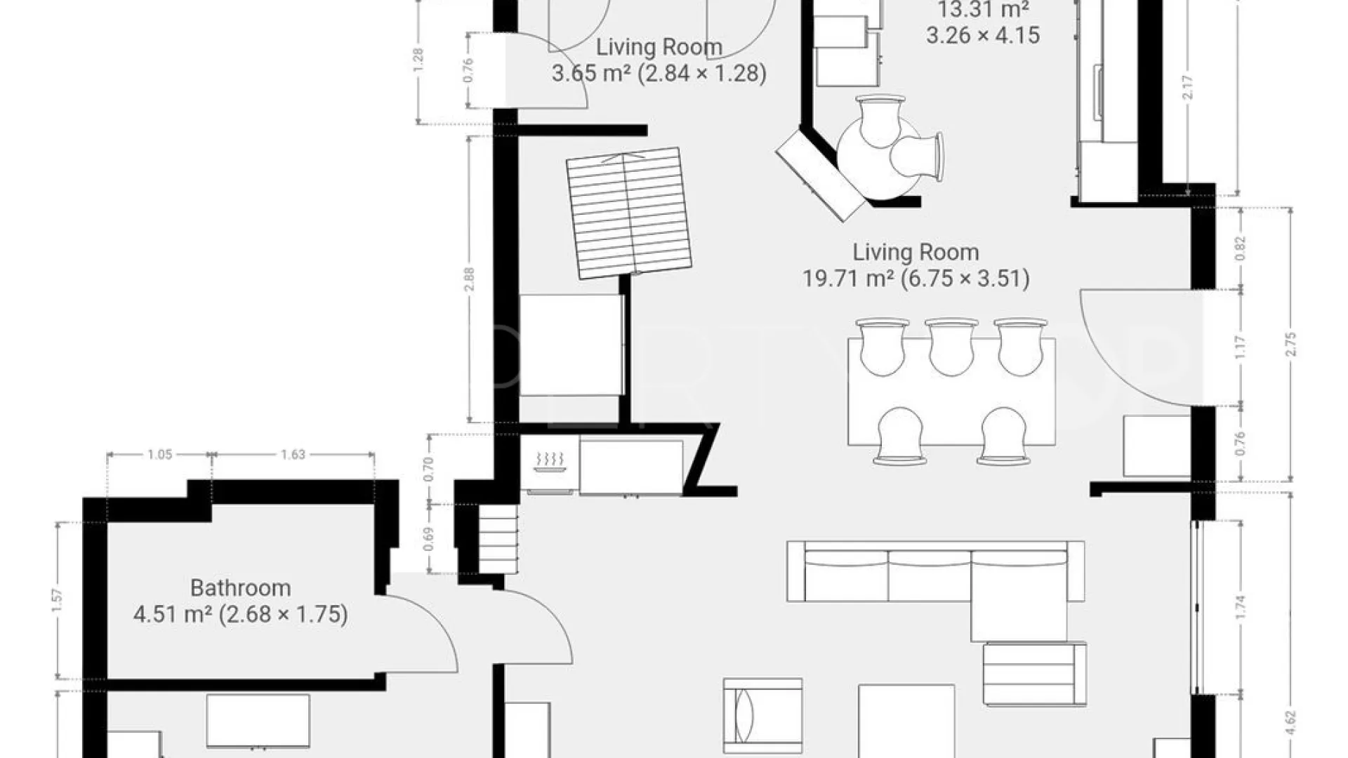Se vende apartamento en San Roque de 3 dormitorios