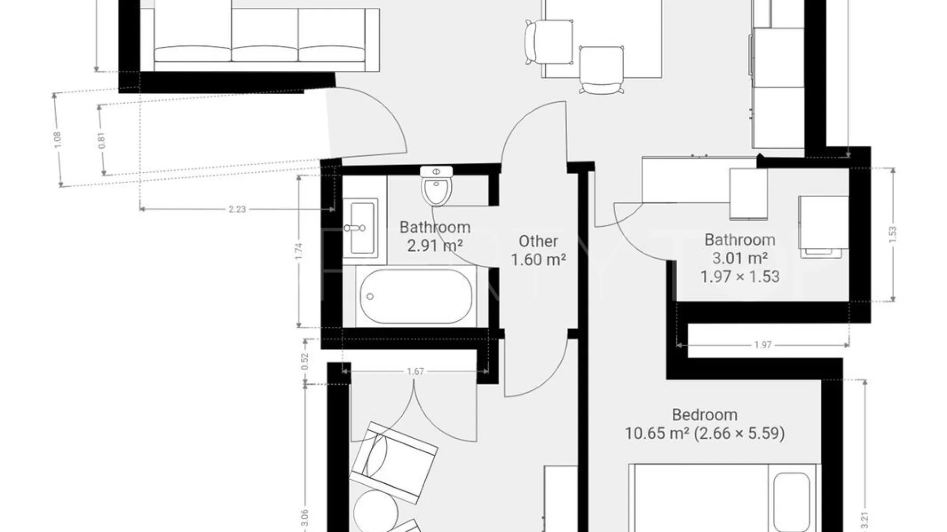 Penthouse with 2 bedrooms for sale in Estepona