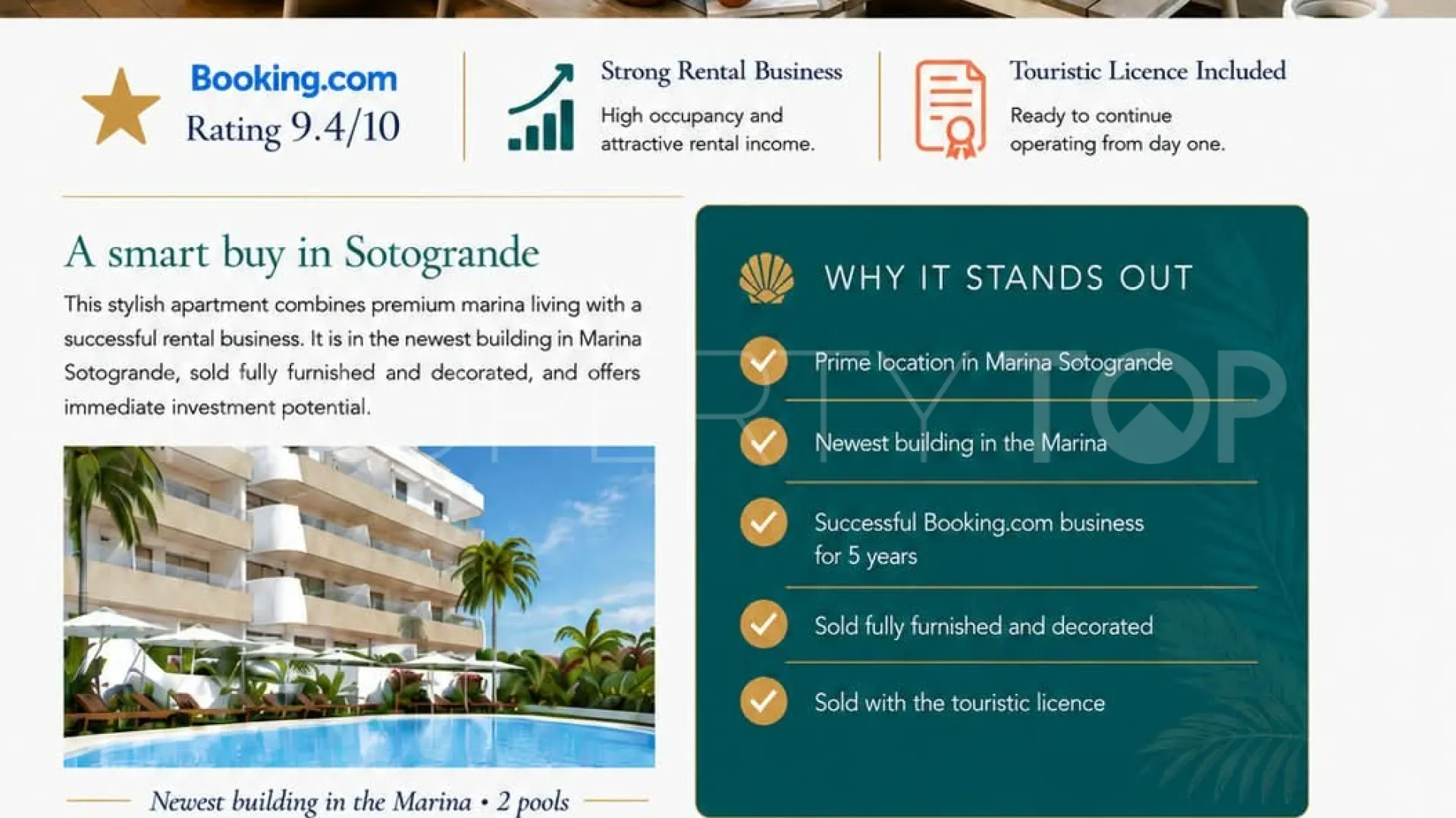 For sale Sotogrande Marina apartment