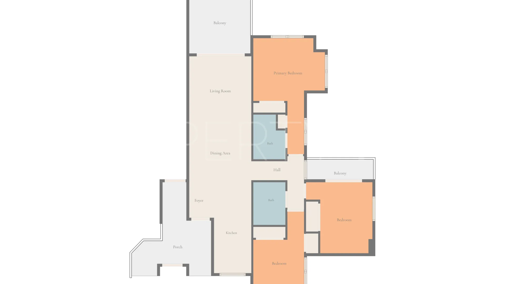 El Rosario, apartamento de 3 dormitorios en venta