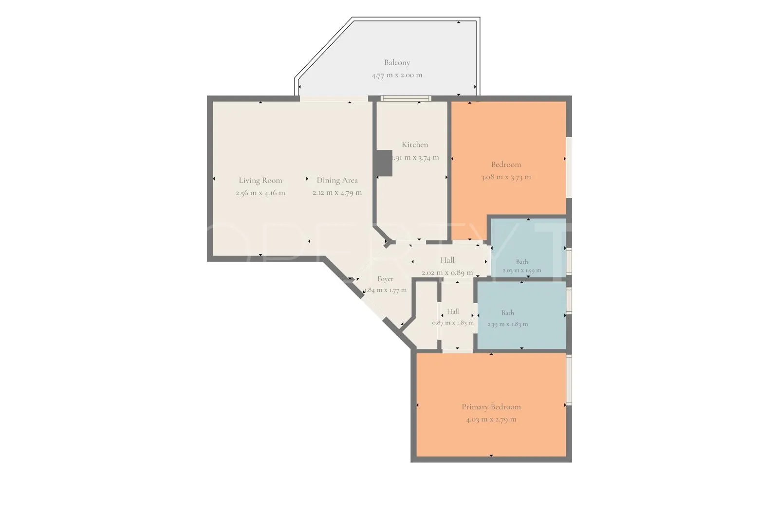 Apartamento en venta en Bahia de Marbella de 2 dormitorios