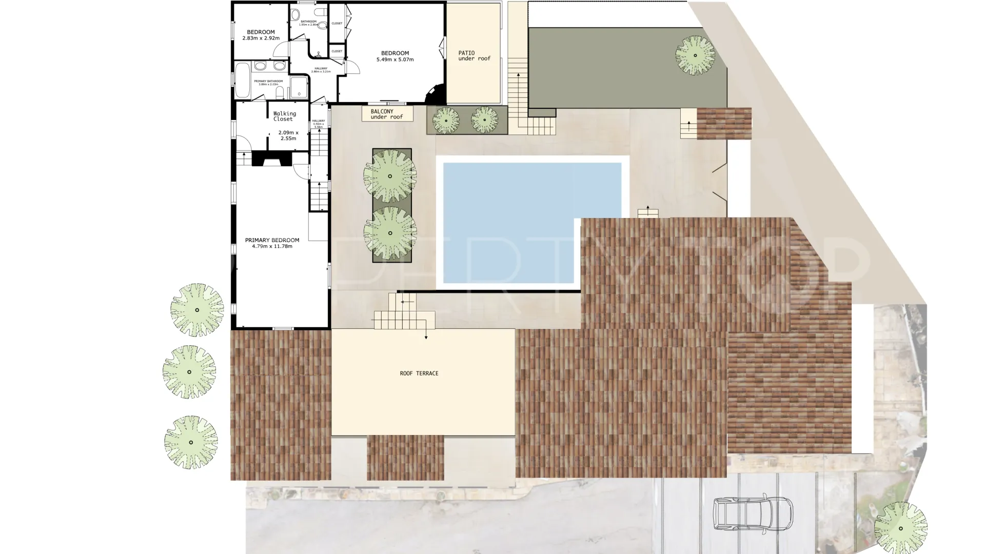Villa en venta de 5 dormitorios en Benahavis Centro