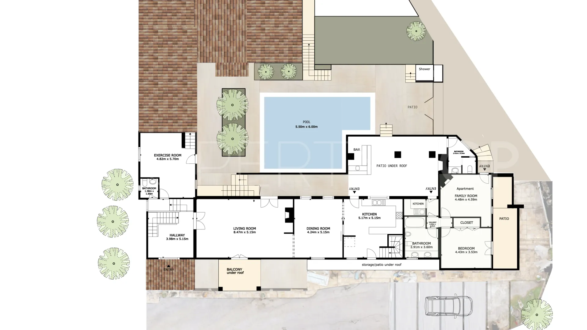 Villa en venta de 5 dormitorios en Benahavis Centro