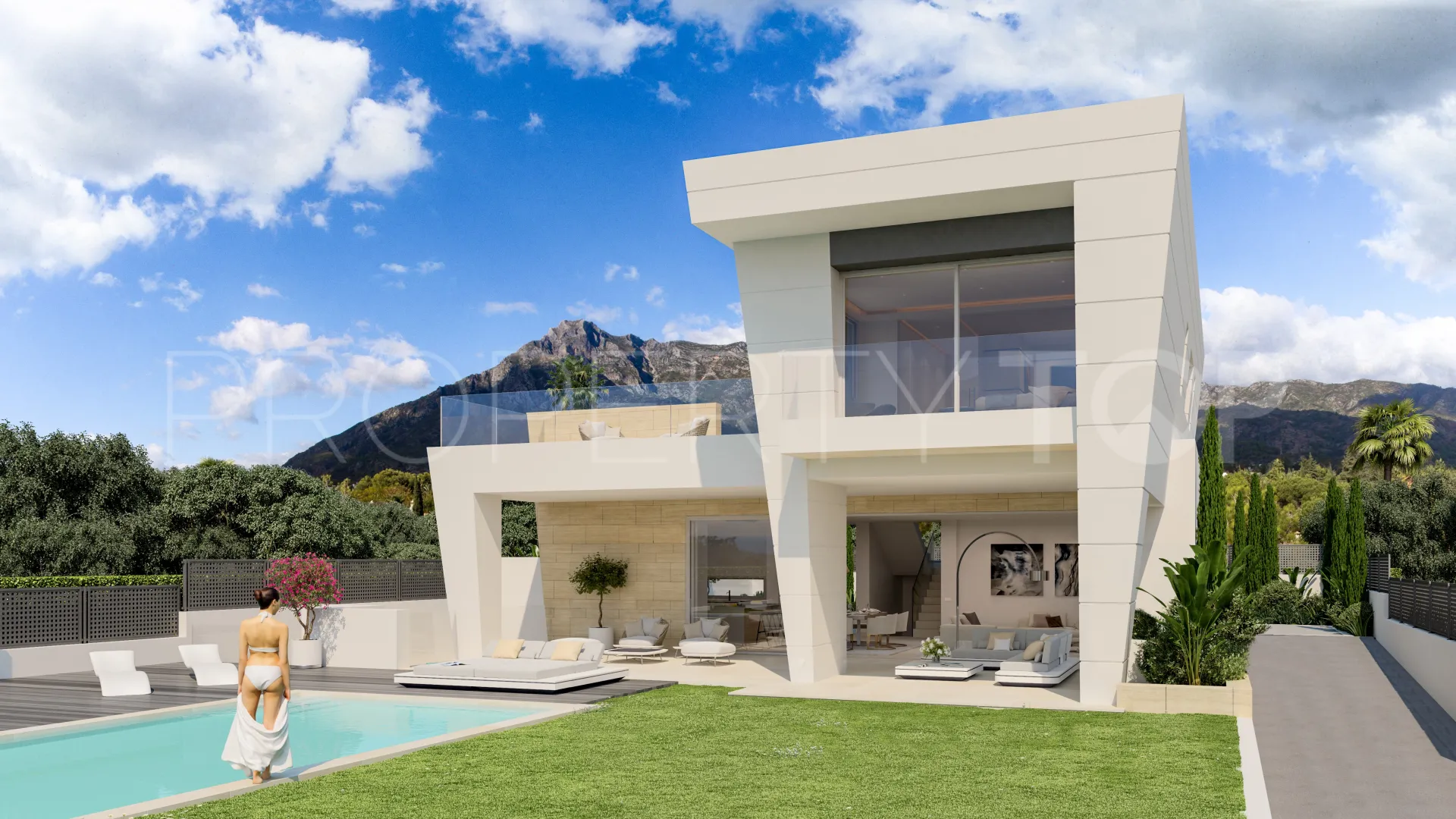 Villa de 4 dormitorios a la venta en Nagüeles