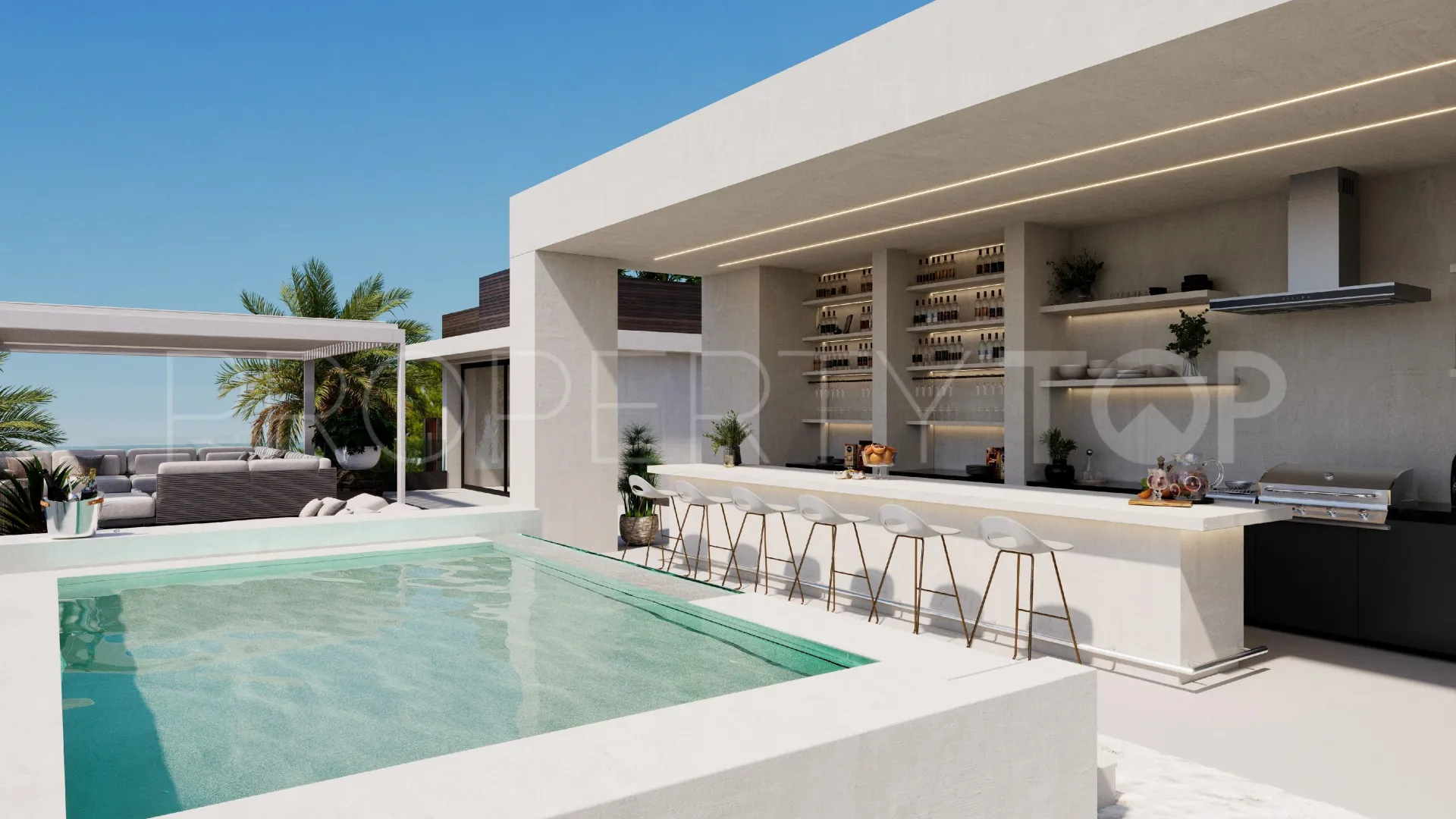 Villa con 4 dormitorios en venta en Los Altos de los Monteros