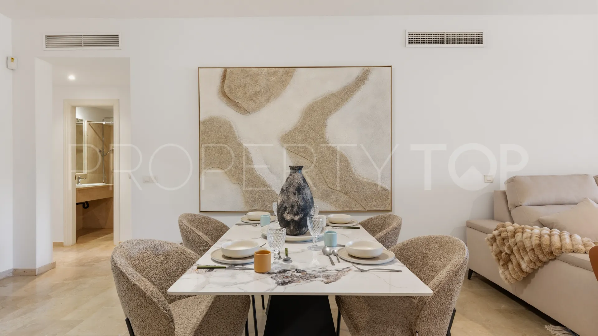 For sale El Campanario ground floor apartment with 2 bedrooms