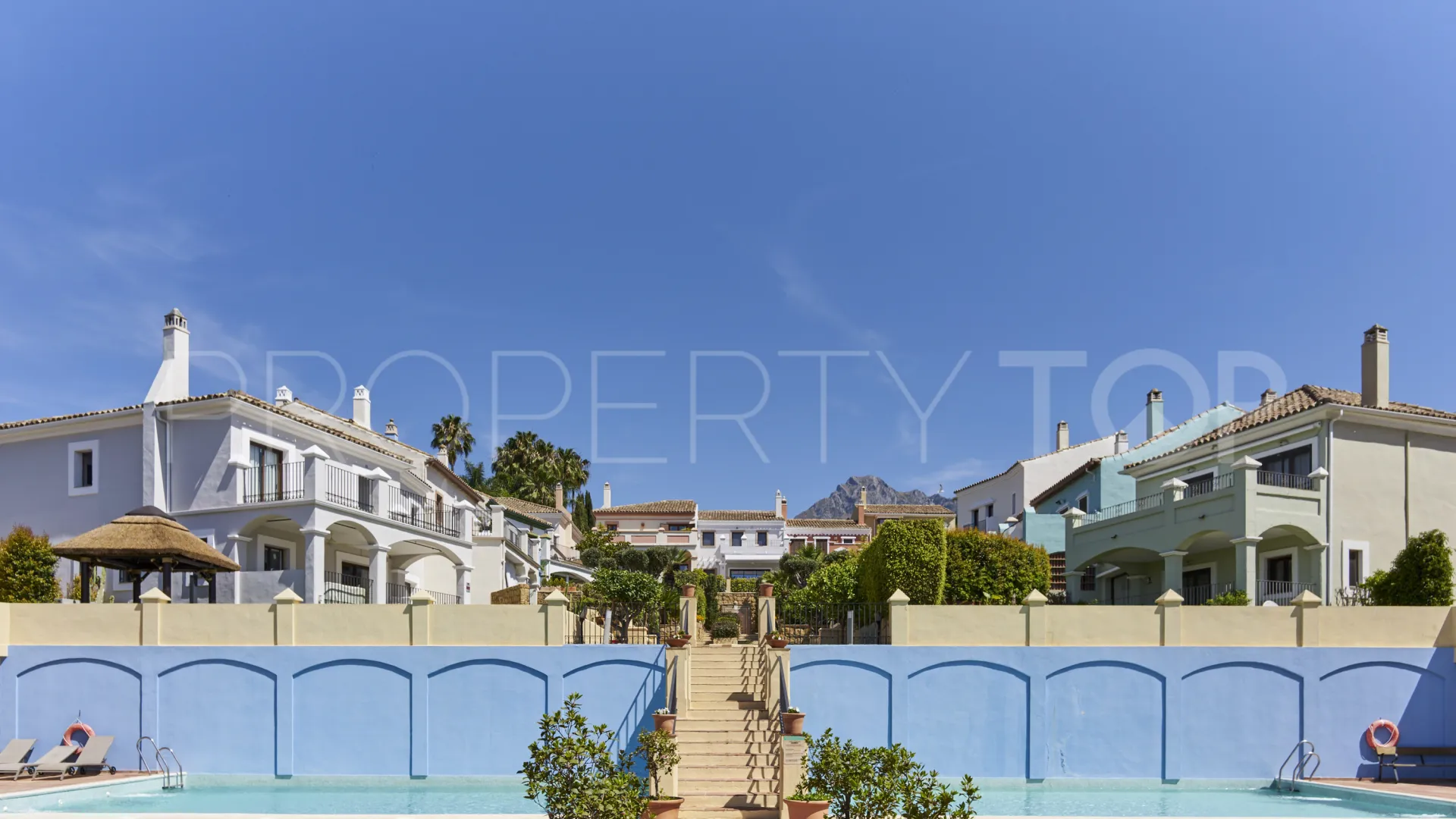 Marbella Golden Mile semi detached house for sale