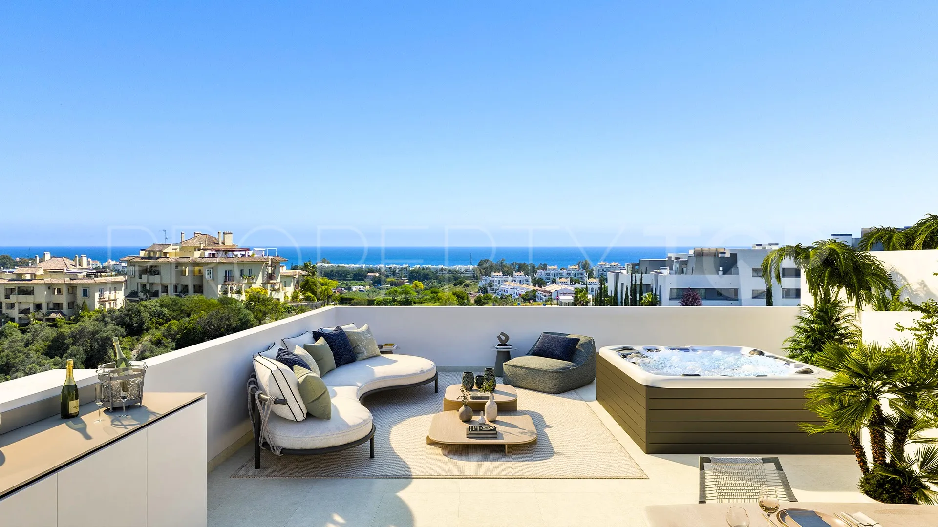 Villa pareada en venta en Selwo con 3 dormitorios
