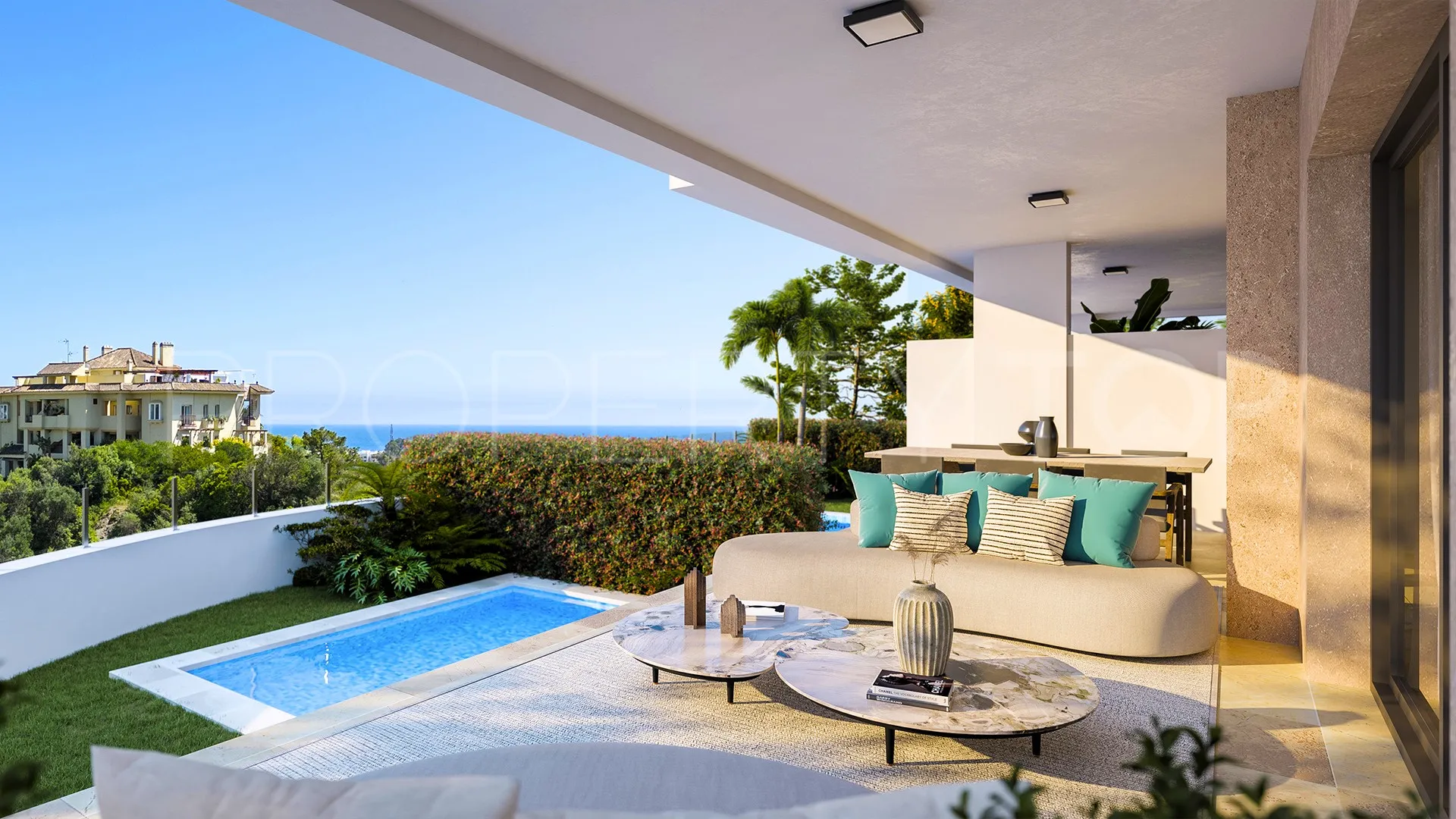 Villa pareada en venta en Selwo con 3 dormitorios