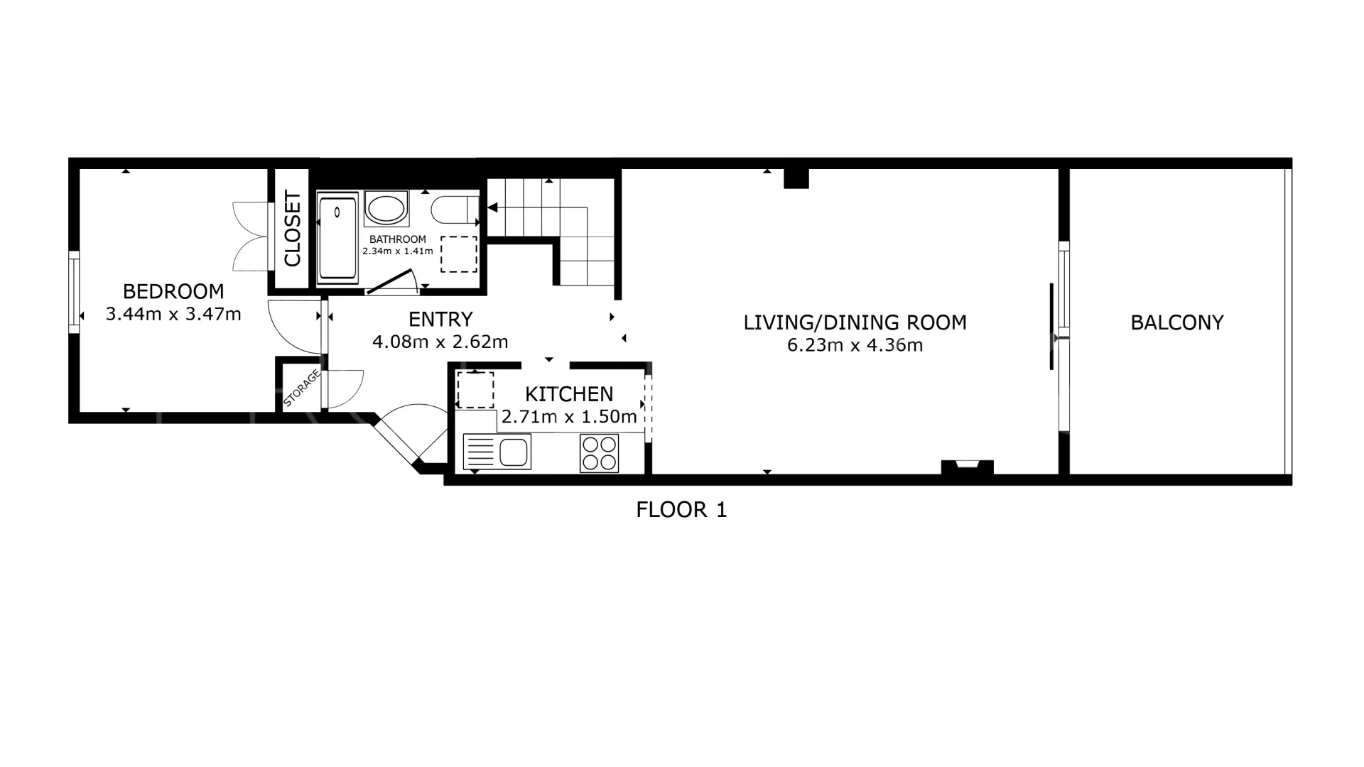 Calahonda, duplex planta baja con 2 dormitorios en venta
