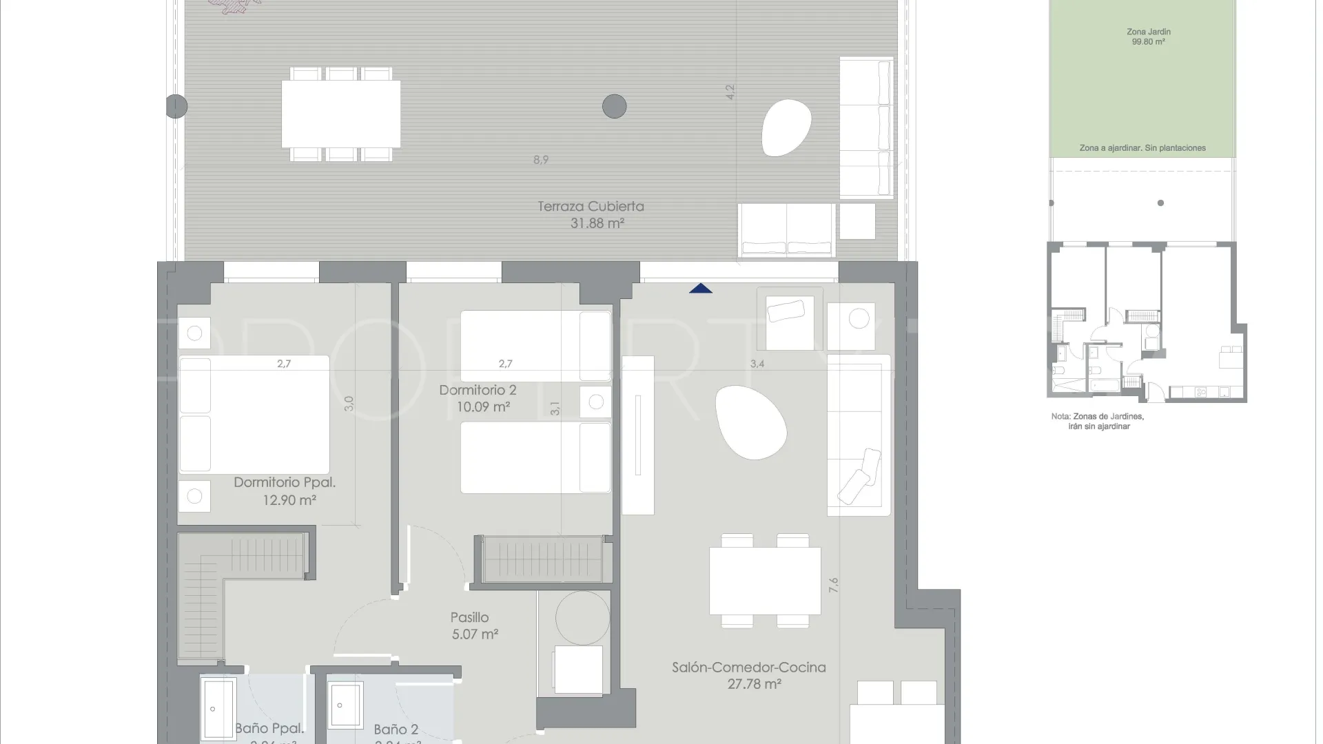 For sale 2 bedrooms ground floor apartment in Estepona East