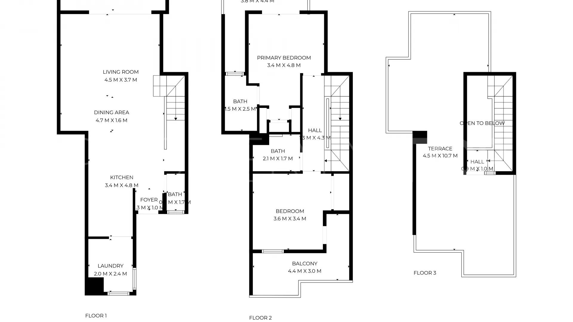 For sale 3 bedrooms town house in Benalmadena Costa