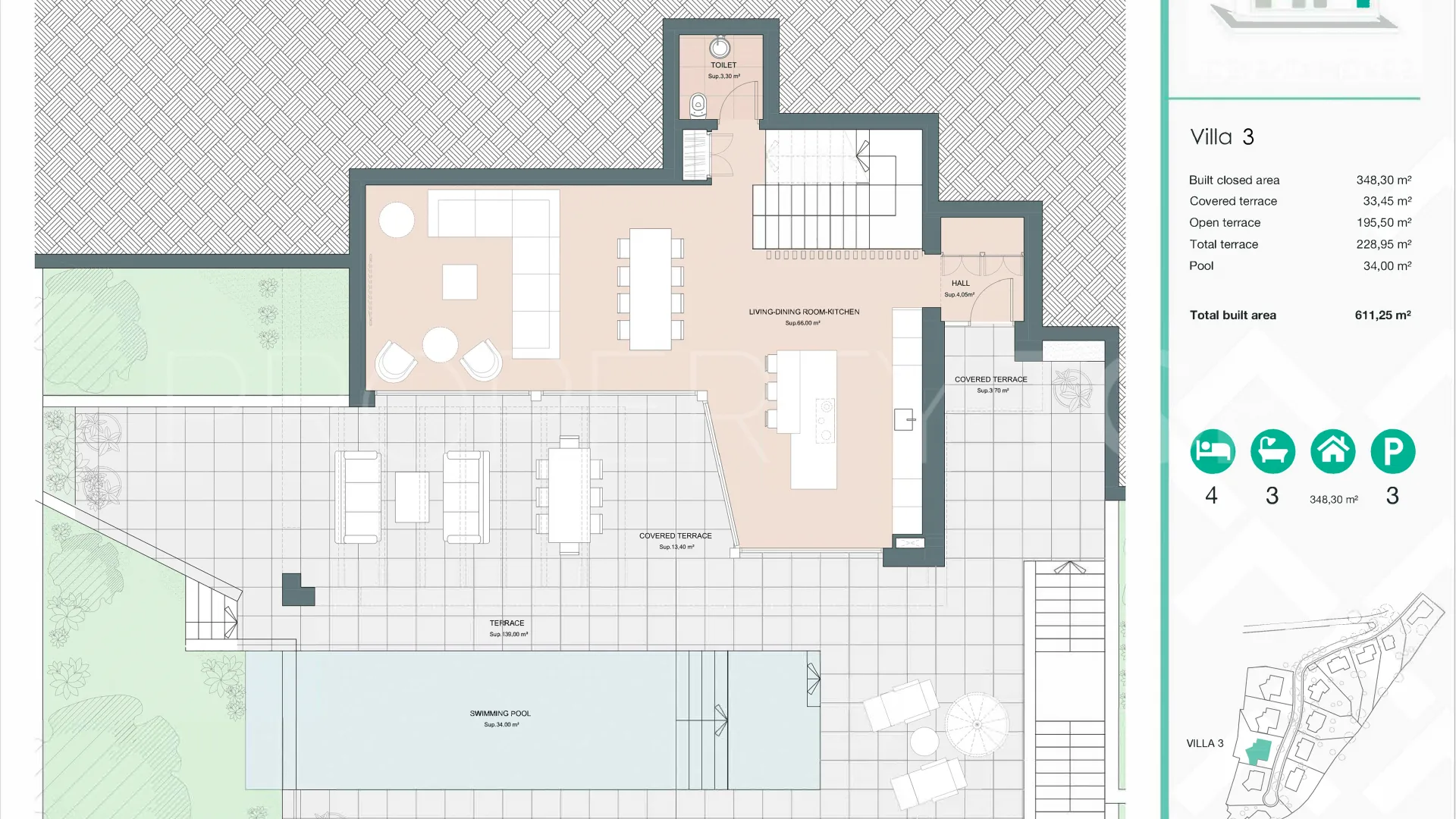 Pinares de San Antón 4 bedrooms house for sale