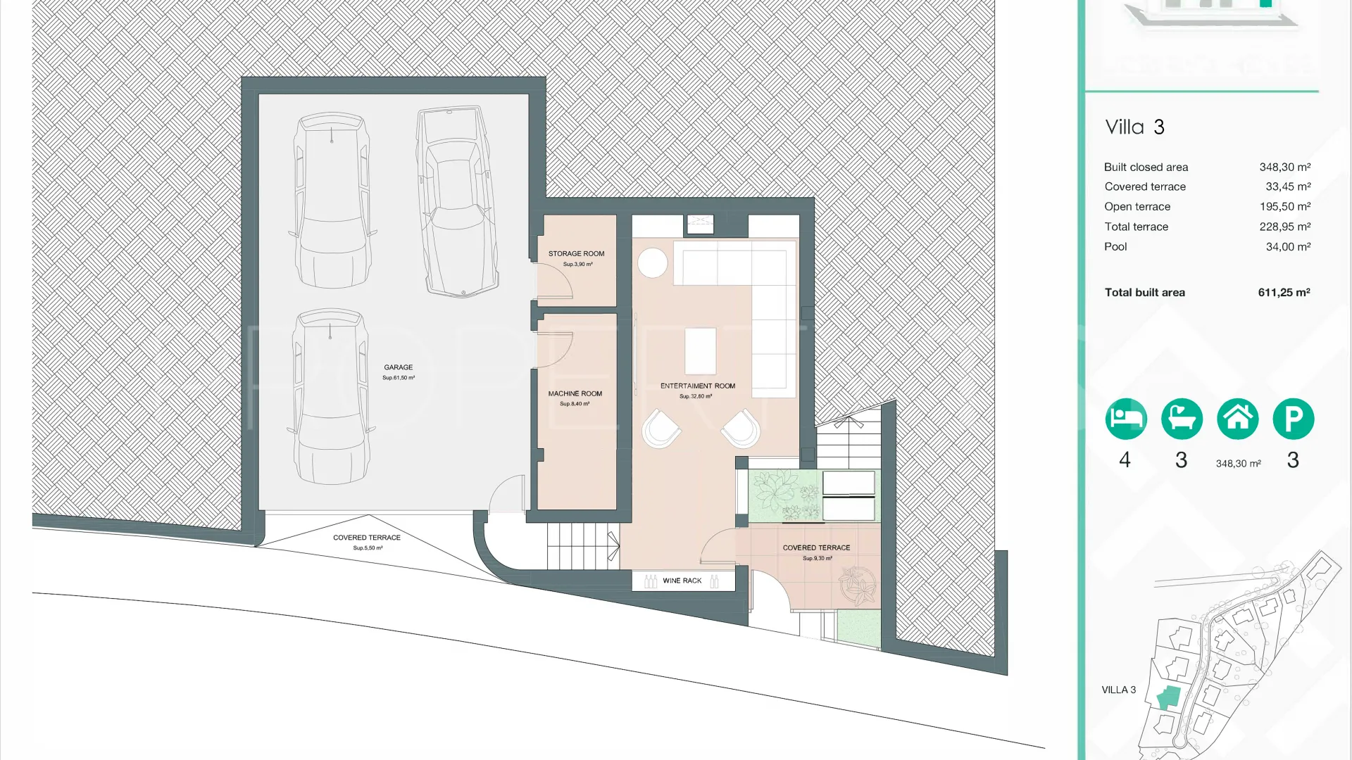 Pinares de San Antón 4 bedrooms house for sale
