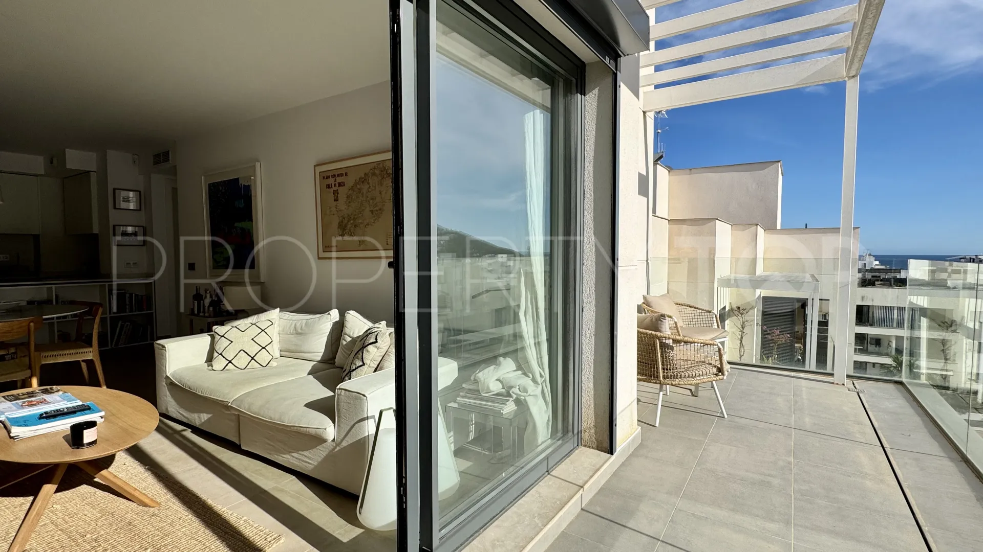 Santa Eulalia del Río, Ático con 2 dormitorios a la venta