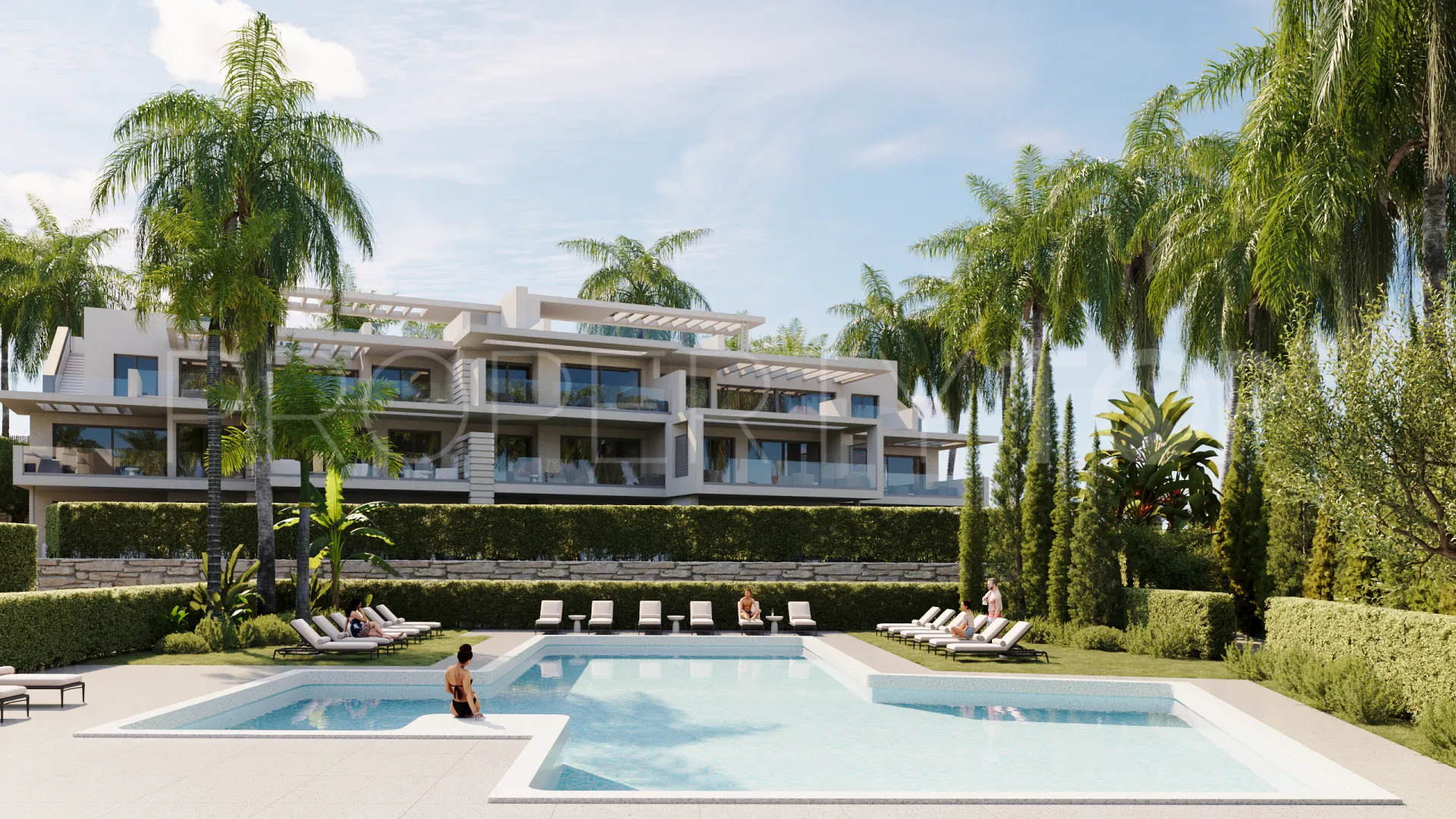 Estepona, apartamento planta baja en venta de 2 dormitorios
