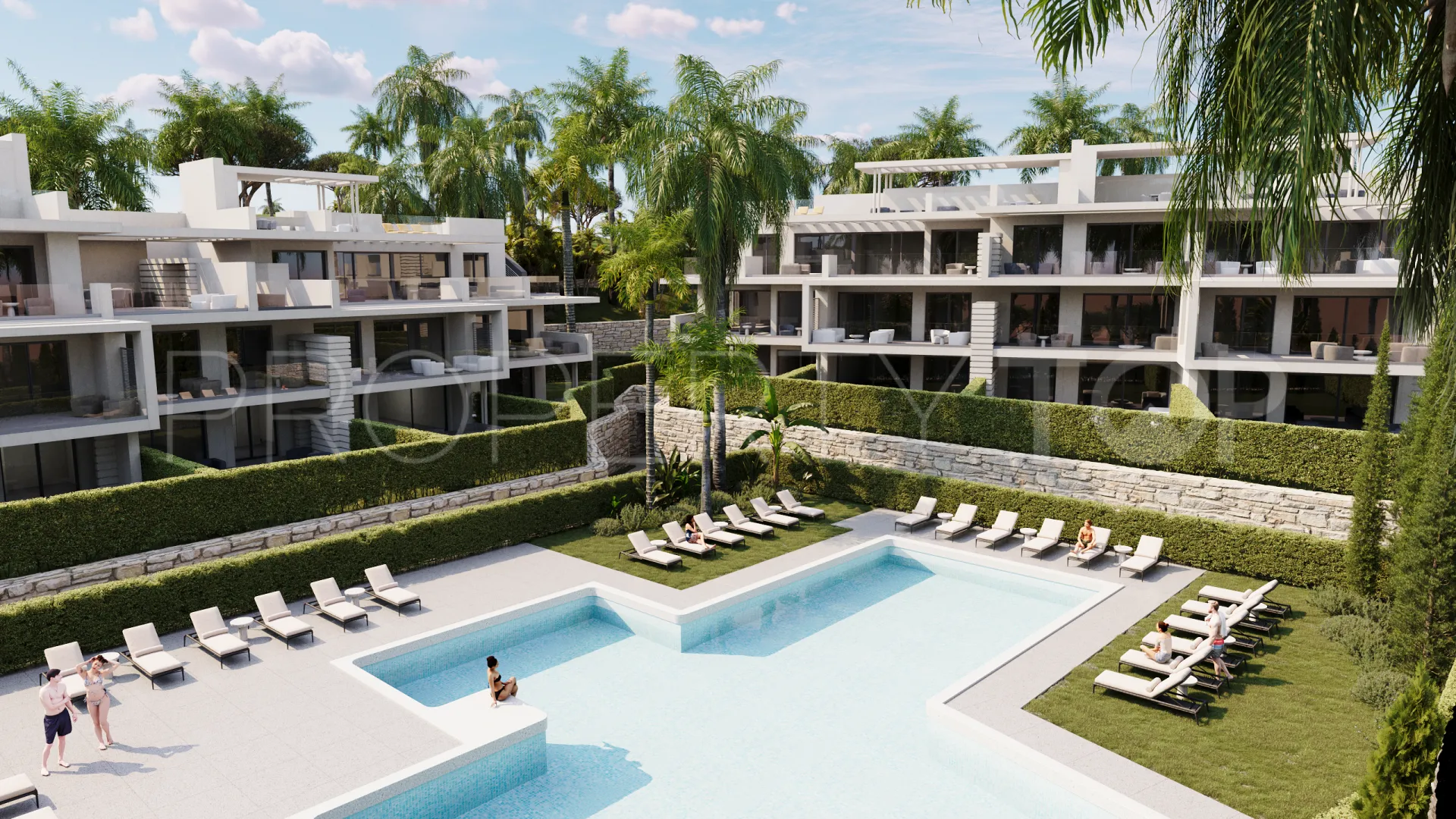 Estepona, apartamento planta baja en venta de 2 dormitorios