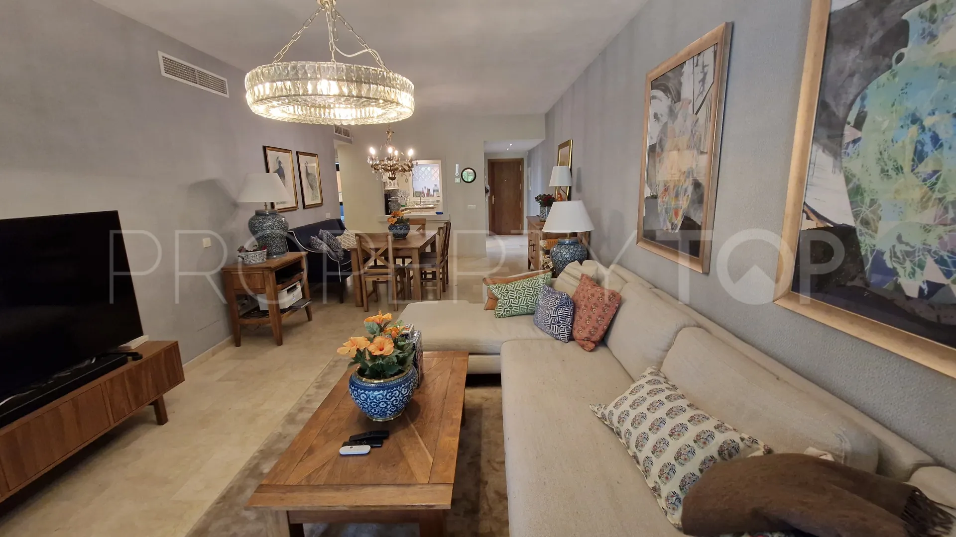 Apartamento planta baja con 2 dormitorios en venta en El Campanario