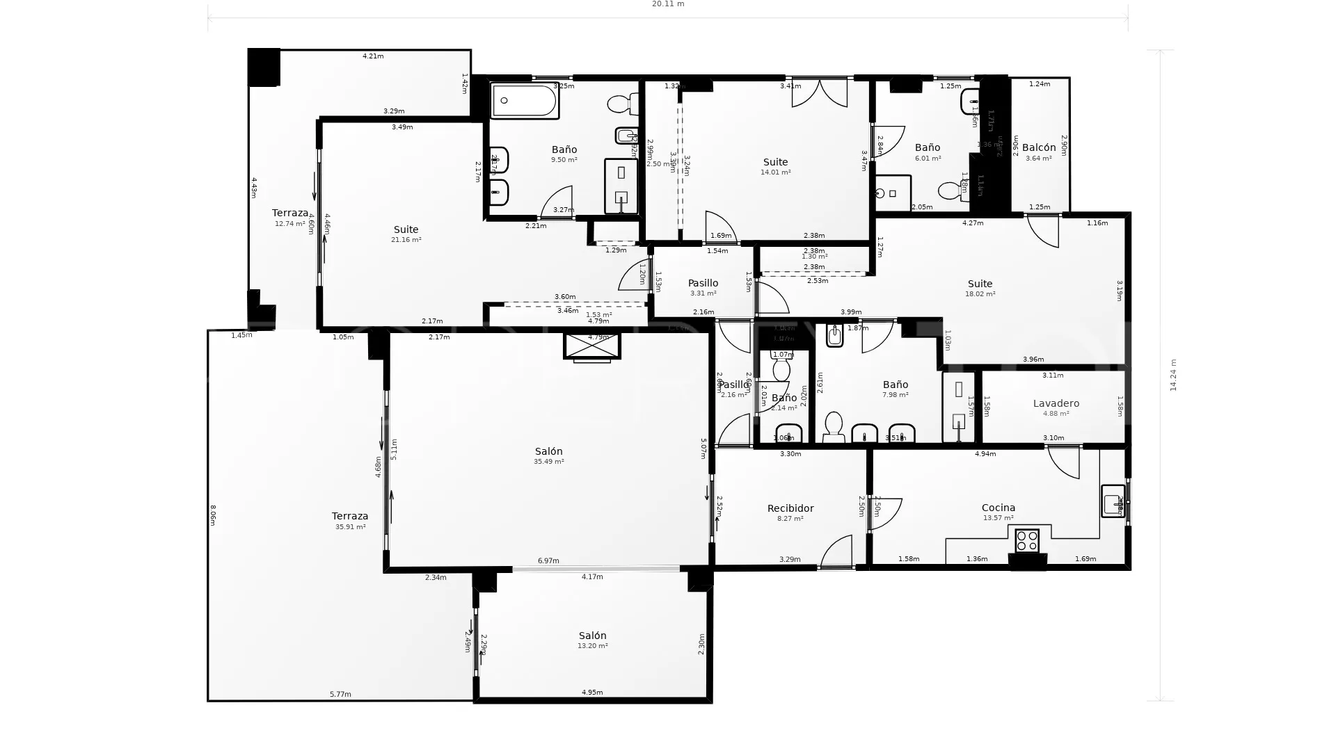 For sale Mirador del Golf apartment with 3 bedrooms