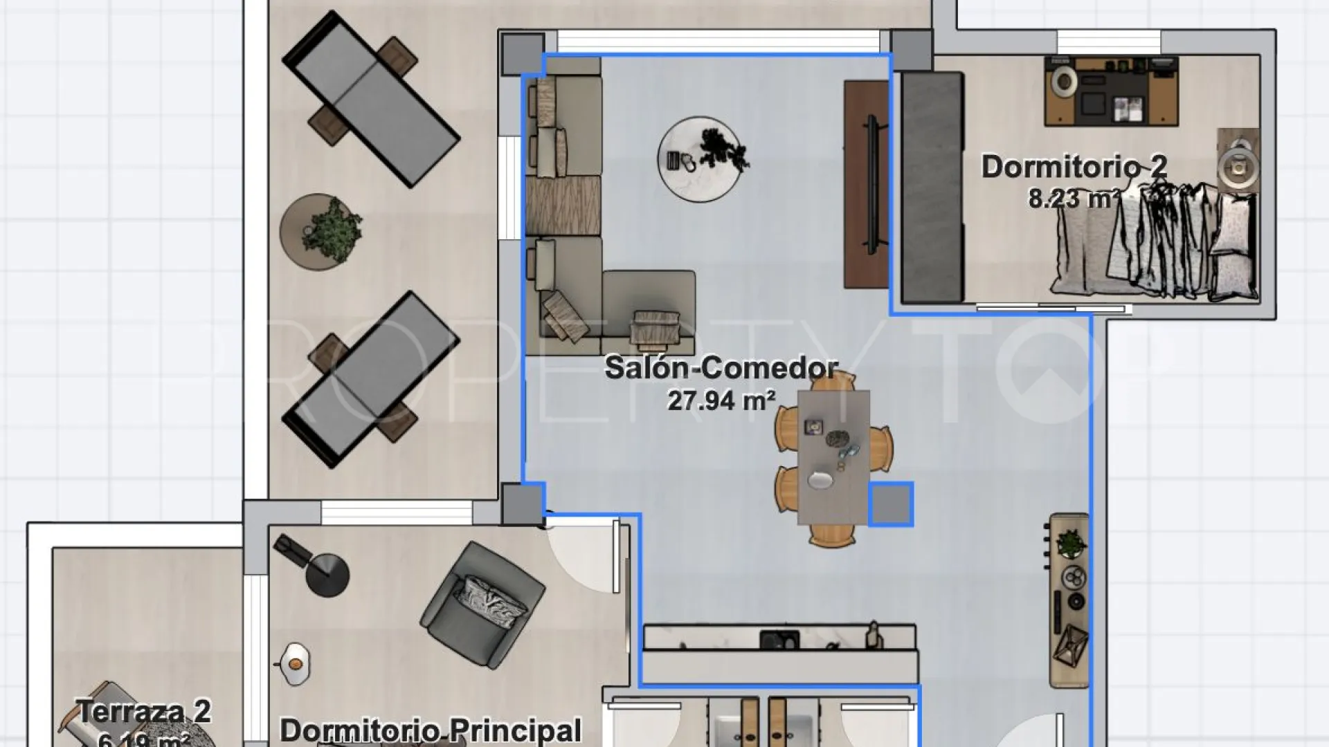 Andalucia del Mar, apartamento planta baja con 2 dormitorios a la venta