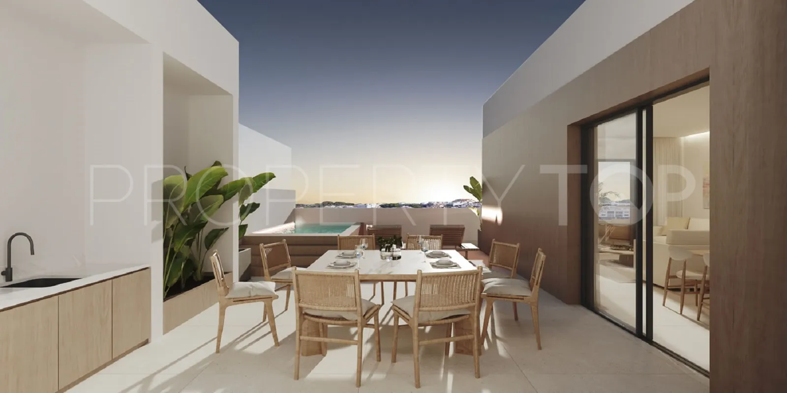 San Pedro de Alcantara, Ático con 3 dormitorios en venta