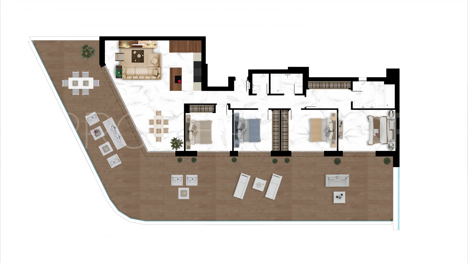 San Pedro Playa penthouse for sale