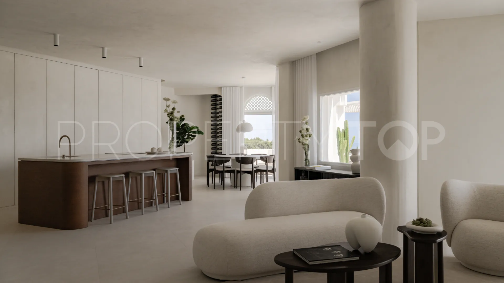 For sale penthouse with 3 bedrooms in Jardines Colgantes