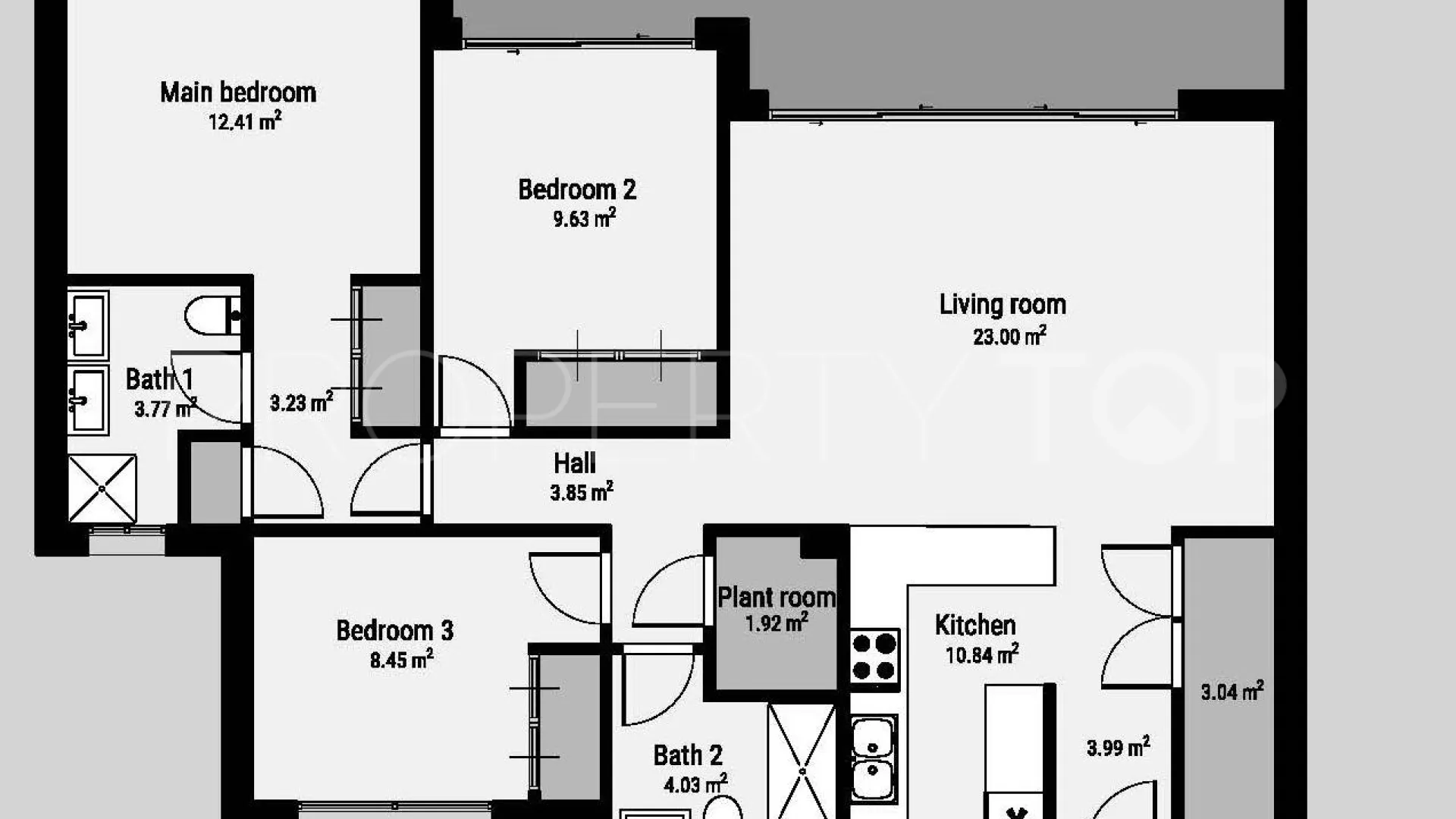 Los Miradores del Sol, apartamento con 3 dormitorios en venta