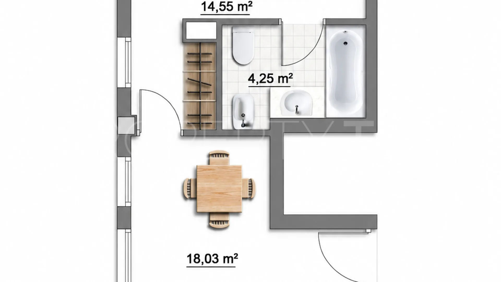 Comprar apartamento en La Linea de la Concepcion de 18 dormitorios