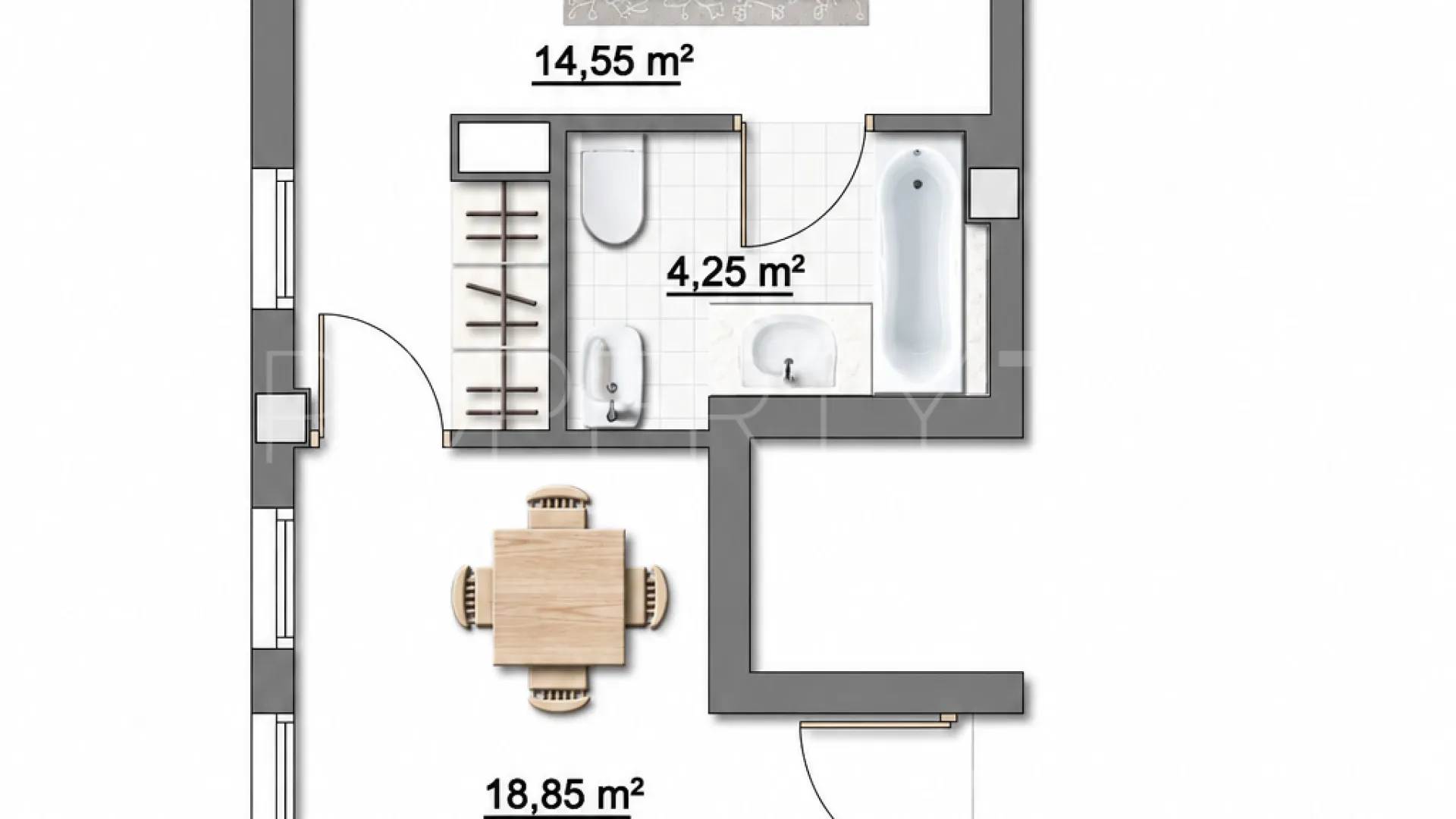 Comprar apartamento en La Linea de la Concepcion de 18 dormitorios