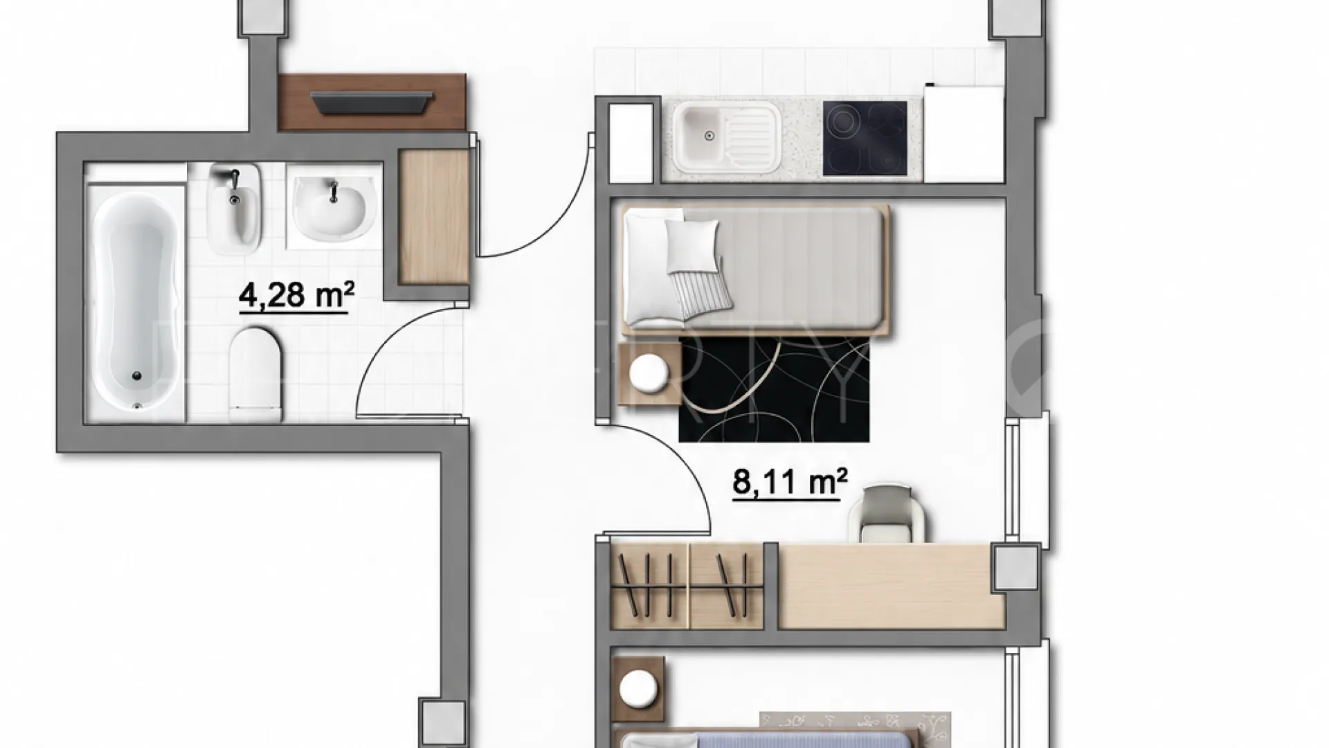 Comprar apartamento en La Linea de la Concepcion de 18 dormitorios