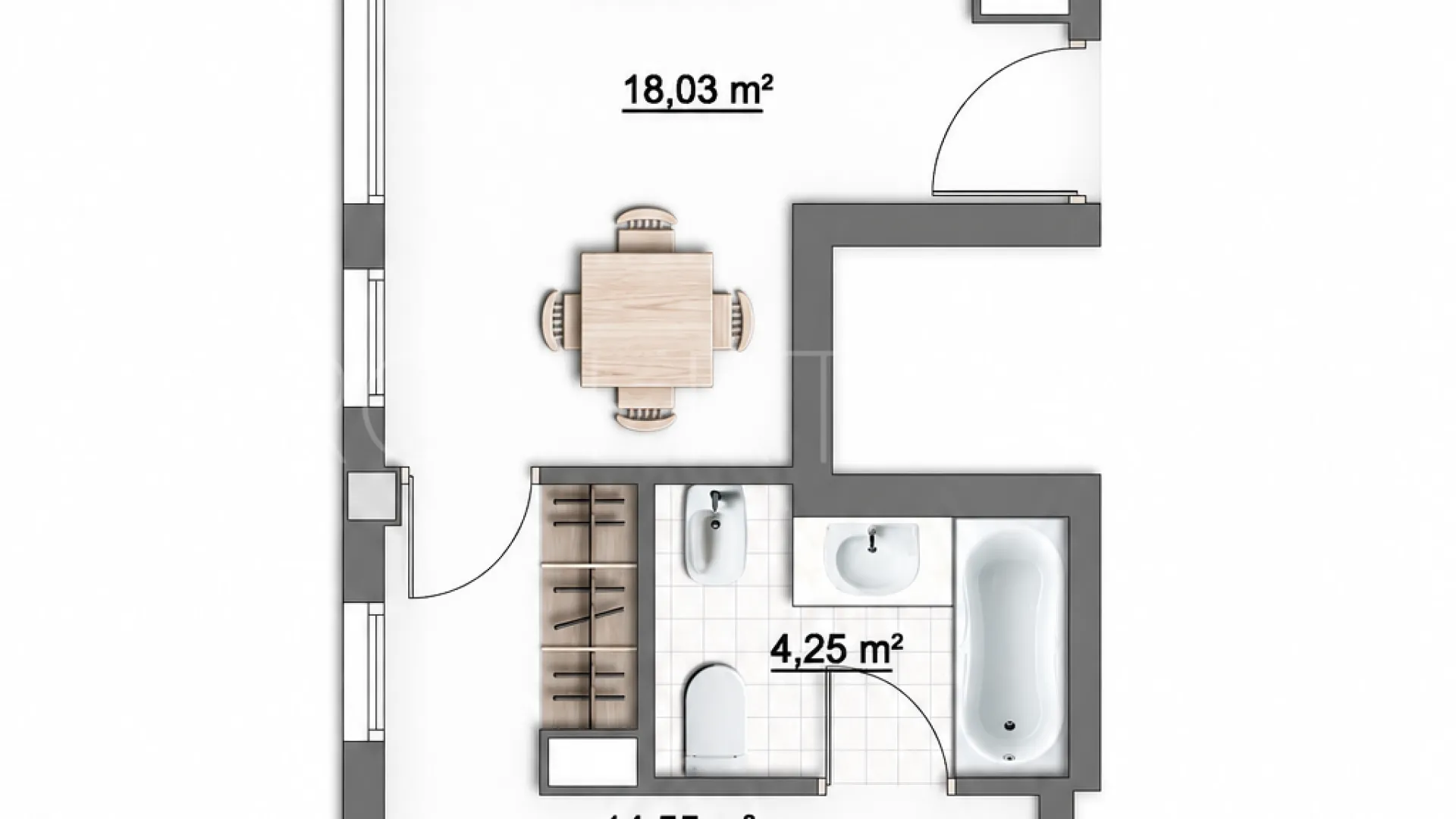Comprar apartamento en La Linea de la Concepcion de 18 dormitorios