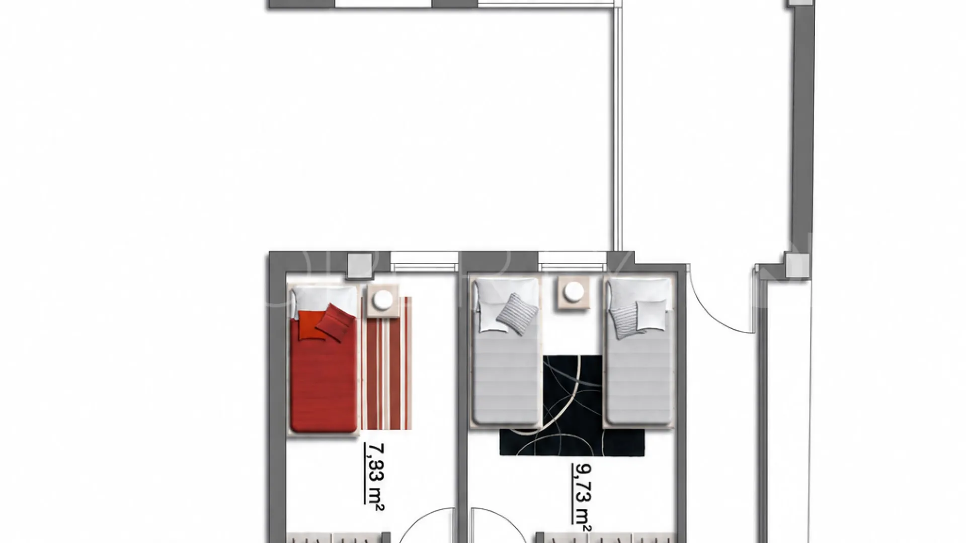 Comprar apartamento en La Linea de la Concepcion de 18 dormitorios