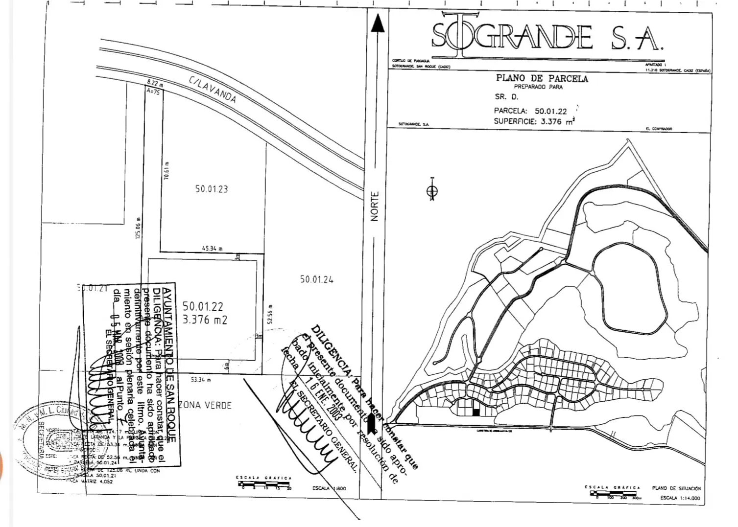 For sale plot in La Reserva