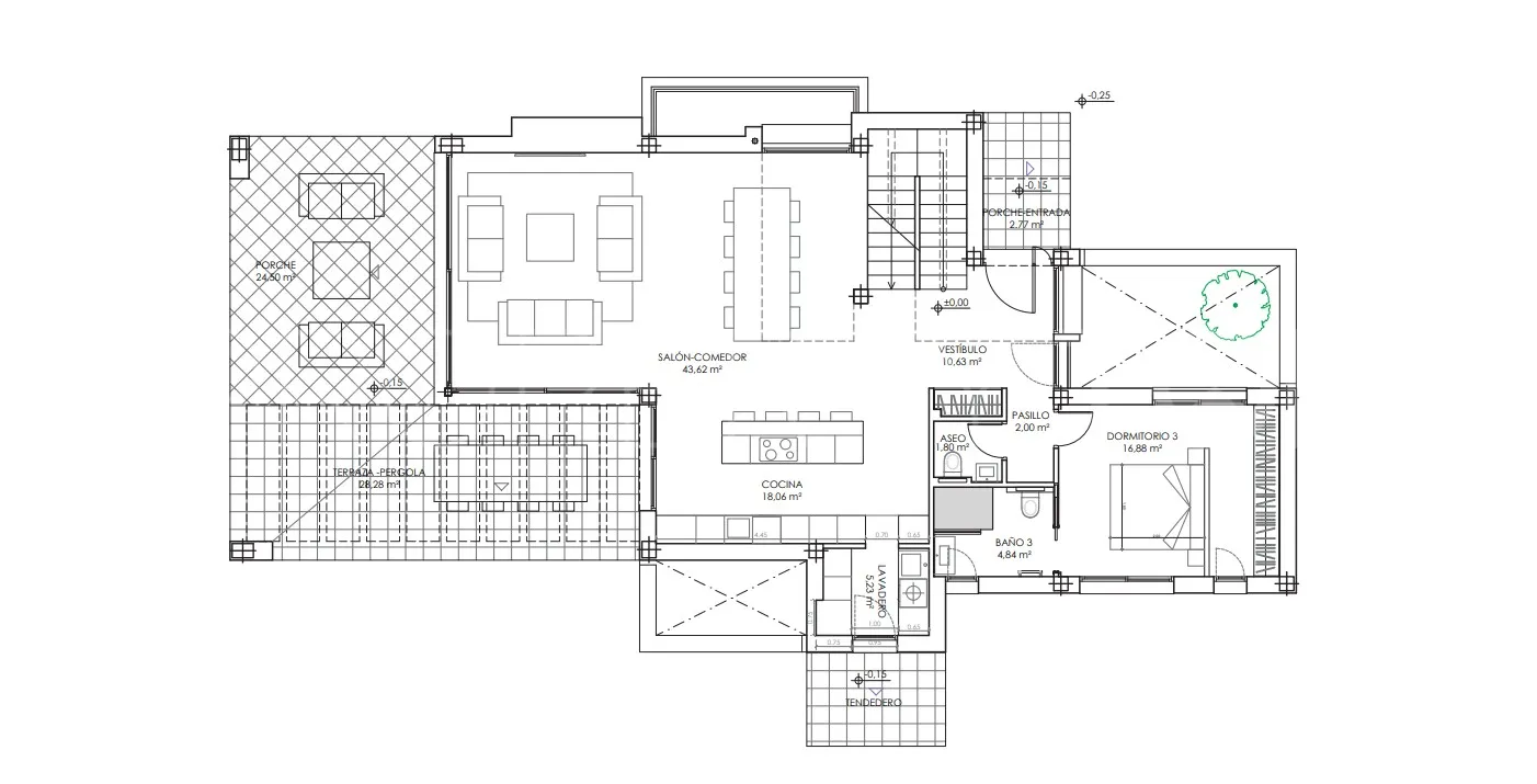 Estepona Golf, villa en venta de 3 dormitorios